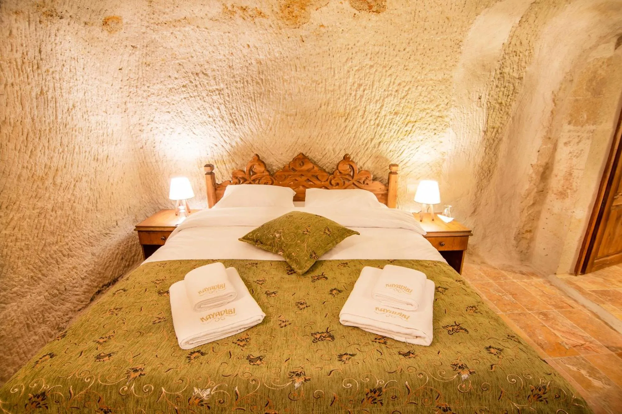 Bed in kayadibi cave hotel