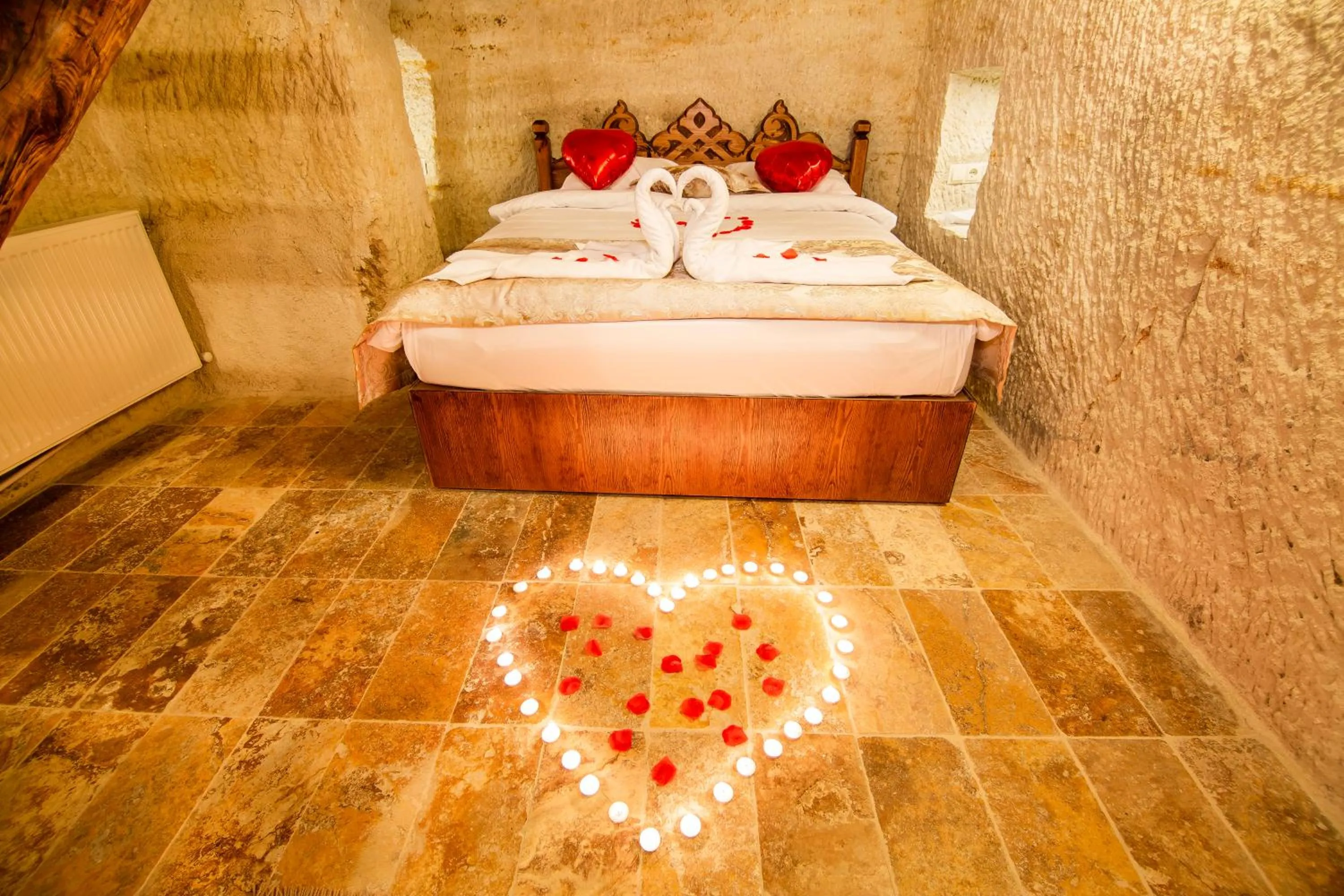 Bed in kayadibi cave hotel