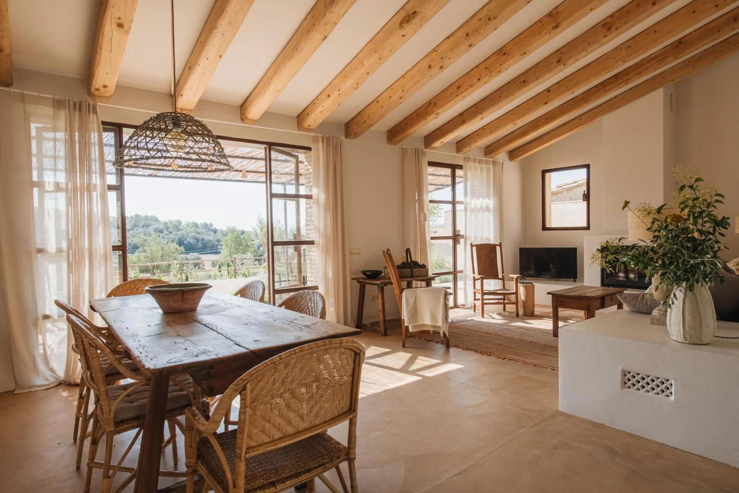 Living room in Can Bassa
