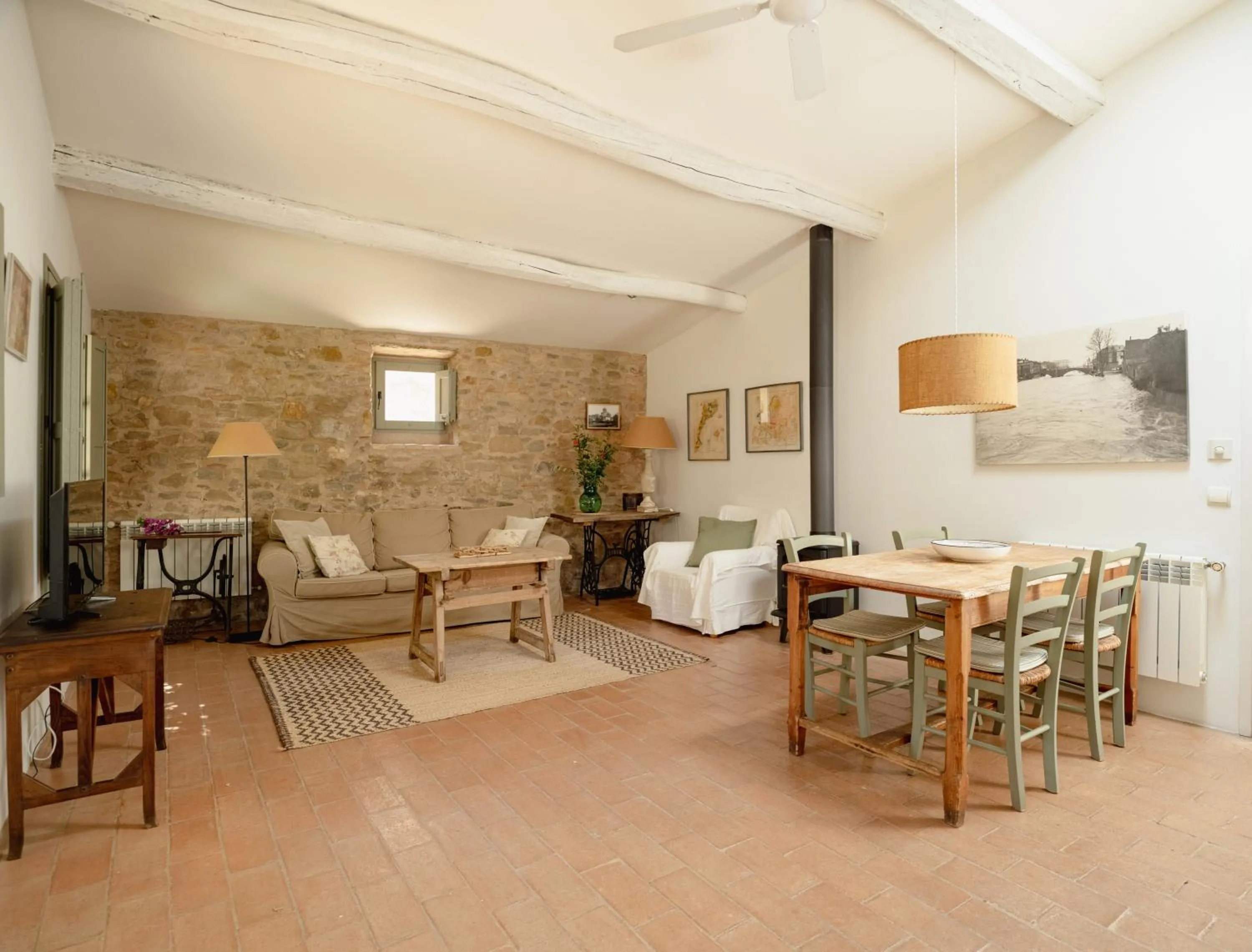 Living room in Can Bassa