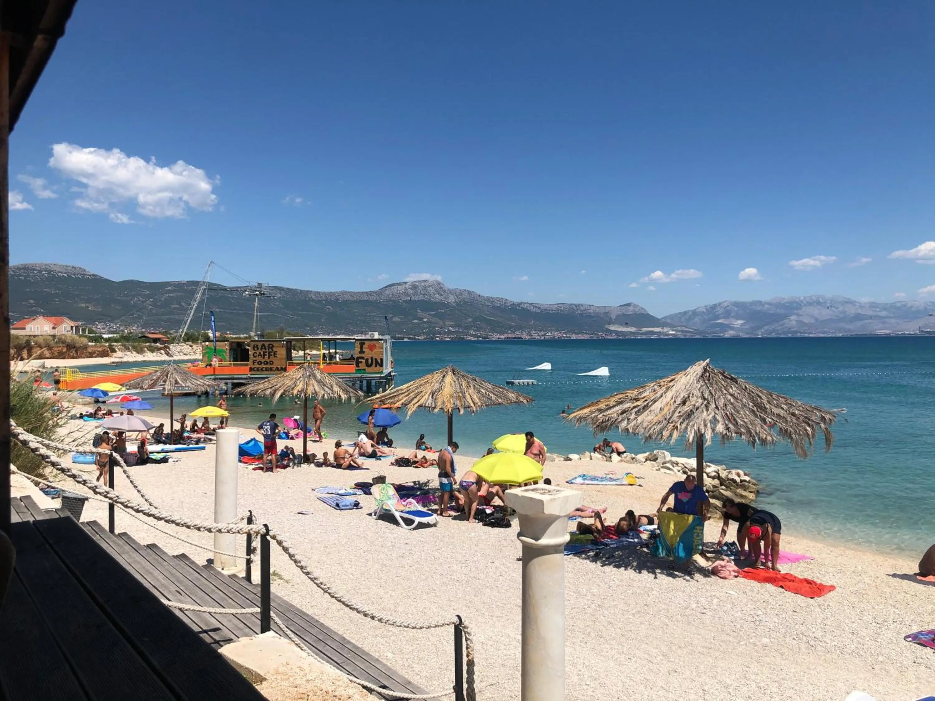 Beach in Zimmer Room Trogir Kastela Split