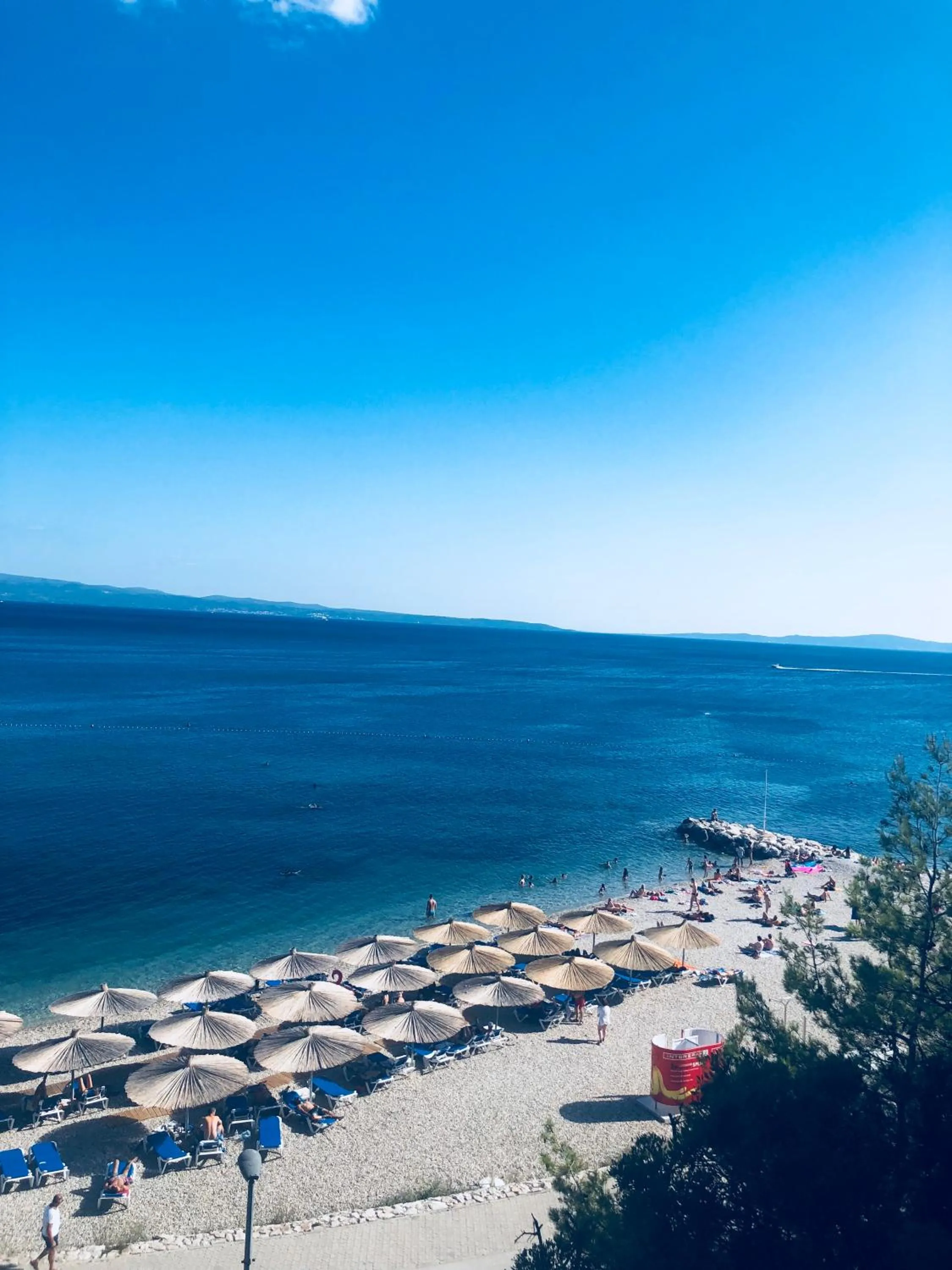 Beach in Zimmer Room Trogir Kastela Split