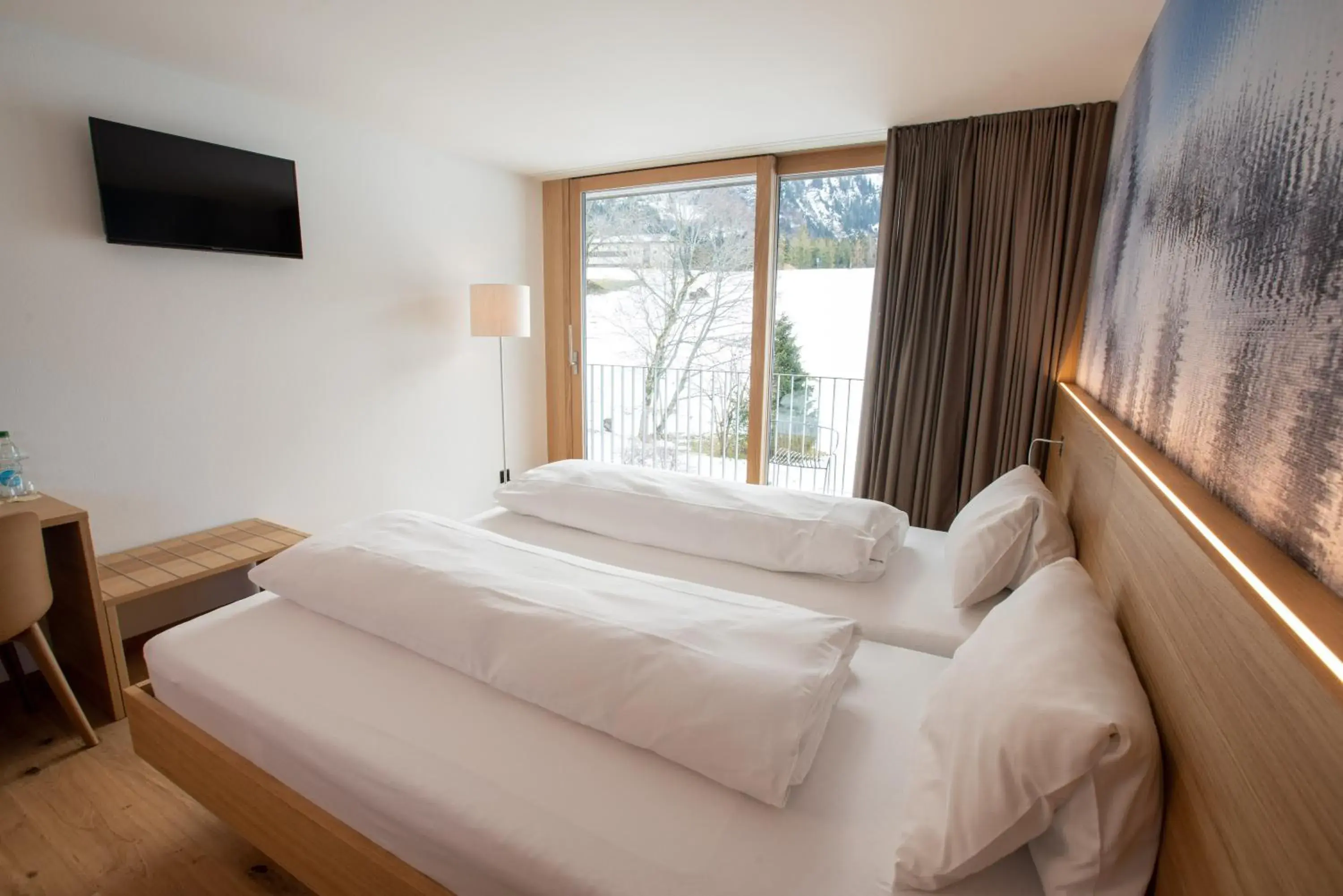 Bed in Hotel Stump's Alpenrose Bed in Hotel Stump's Alpenrose