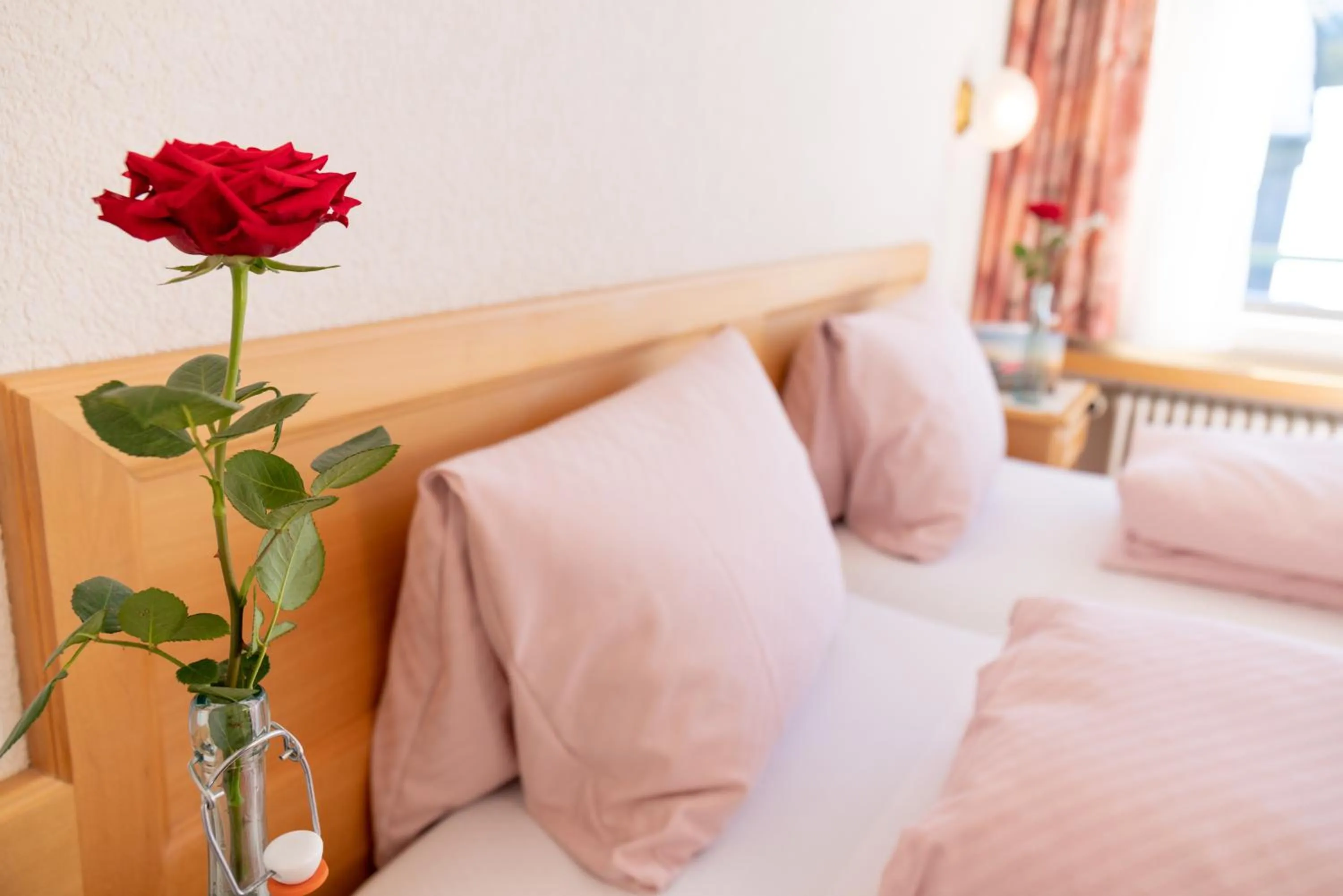 Bed in Hotel Stump's Alpenrose