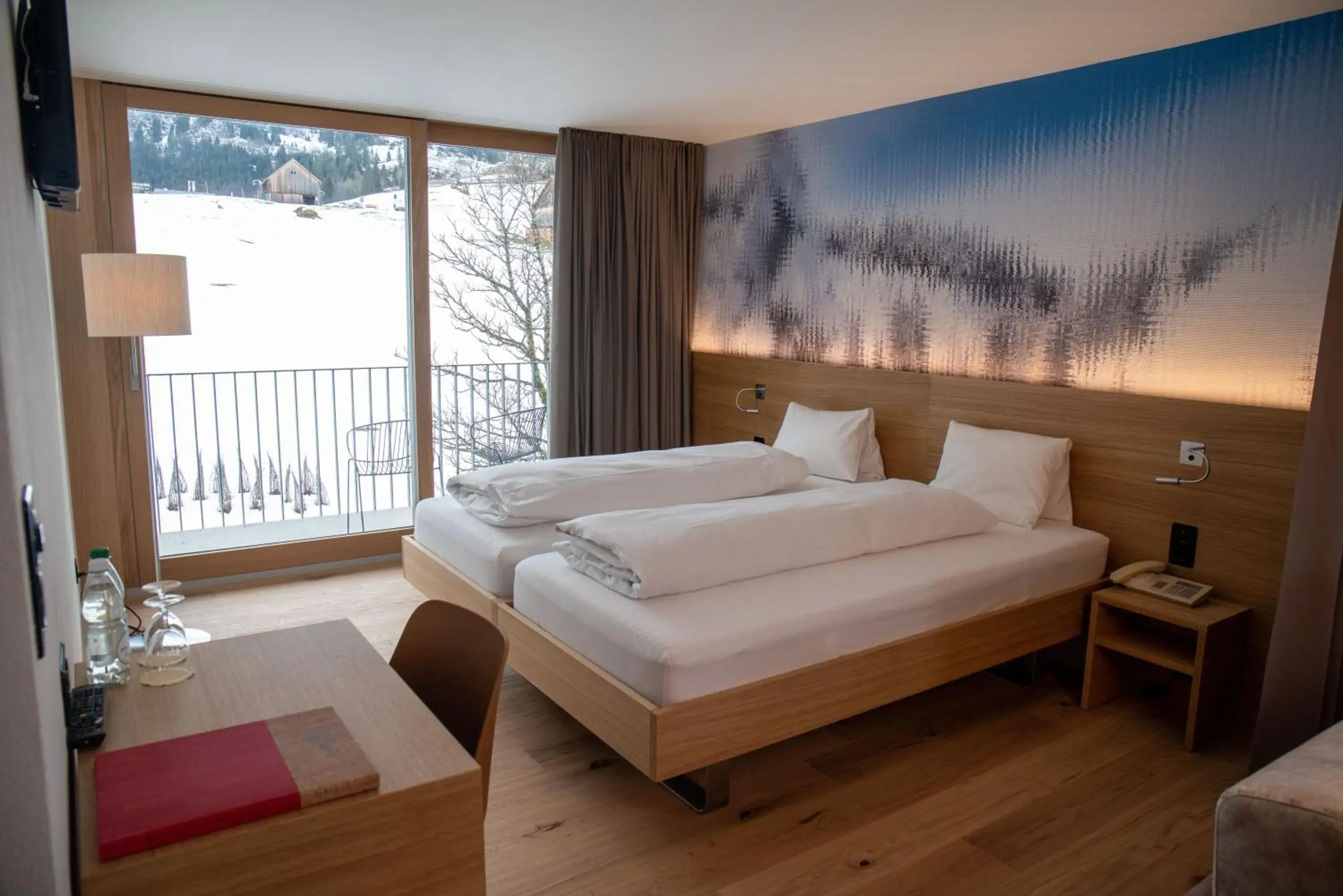 Bed in Hotel Stump's Alpenrose Bed in Hotel Stump's Alpenrose