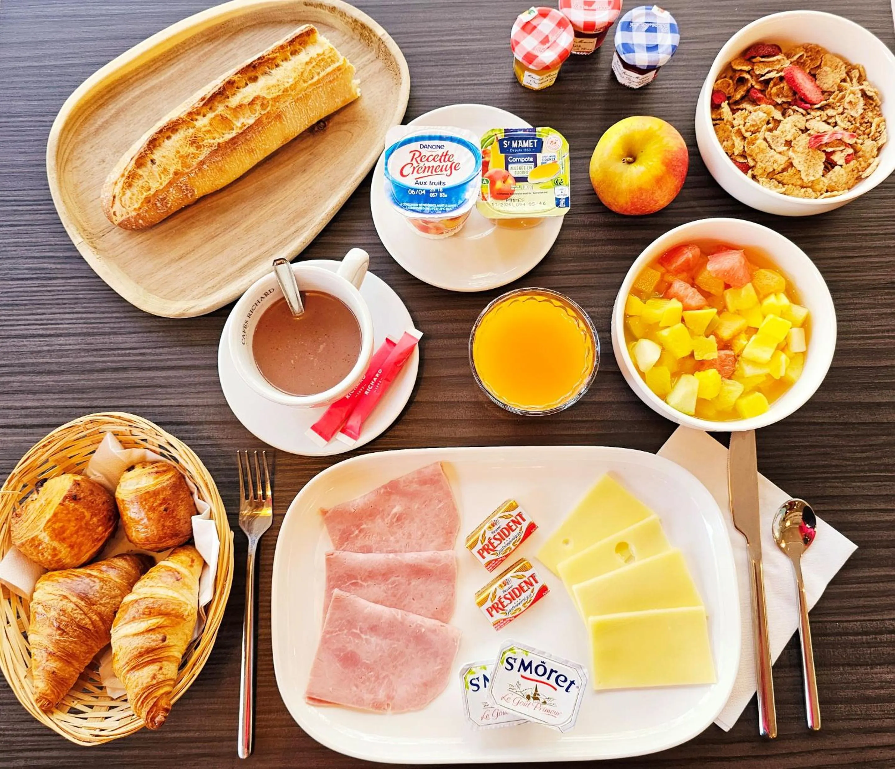 Breakfast in Le Cheval Blanc