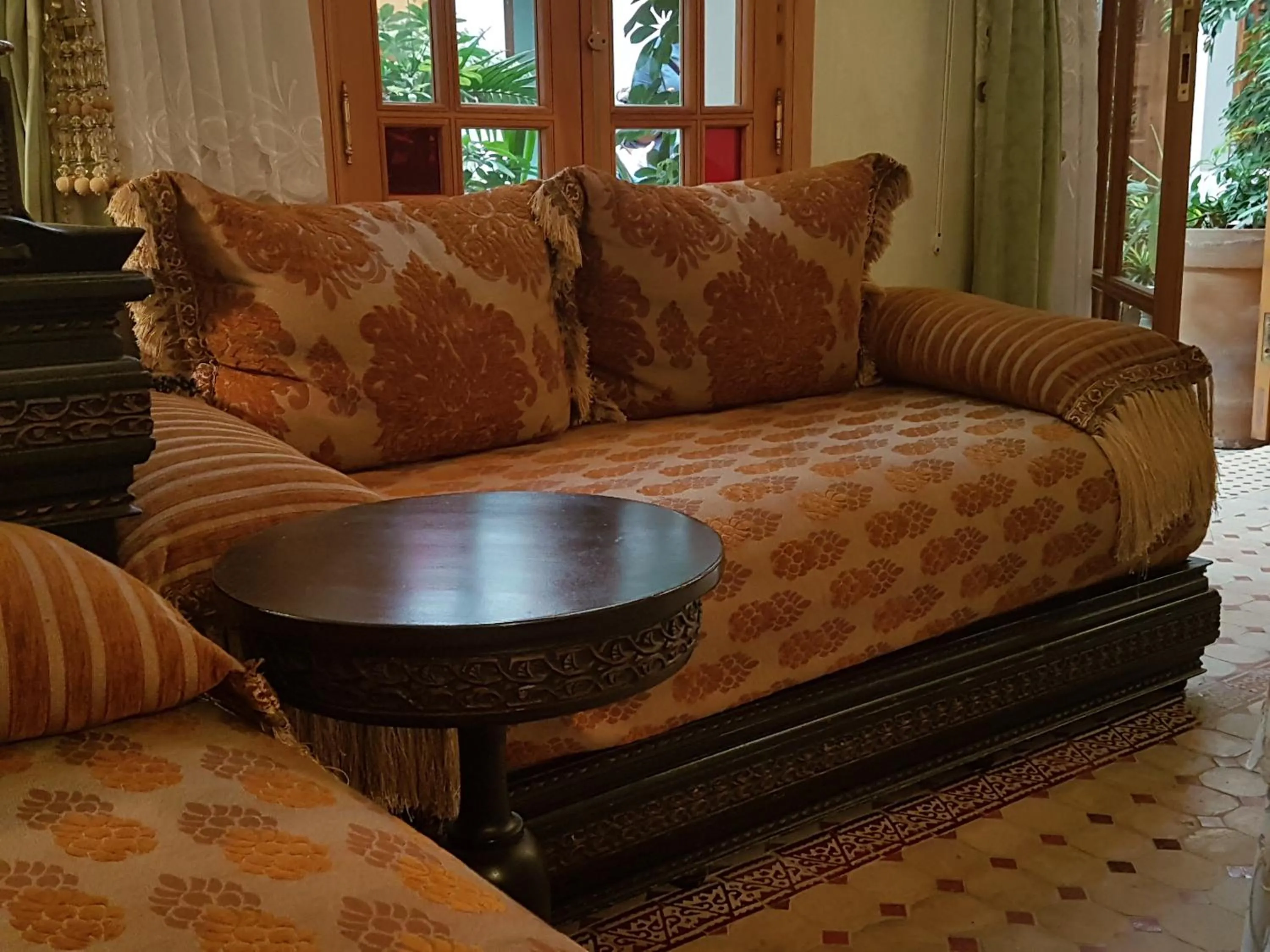 Seating area in Riad Dar Karima
