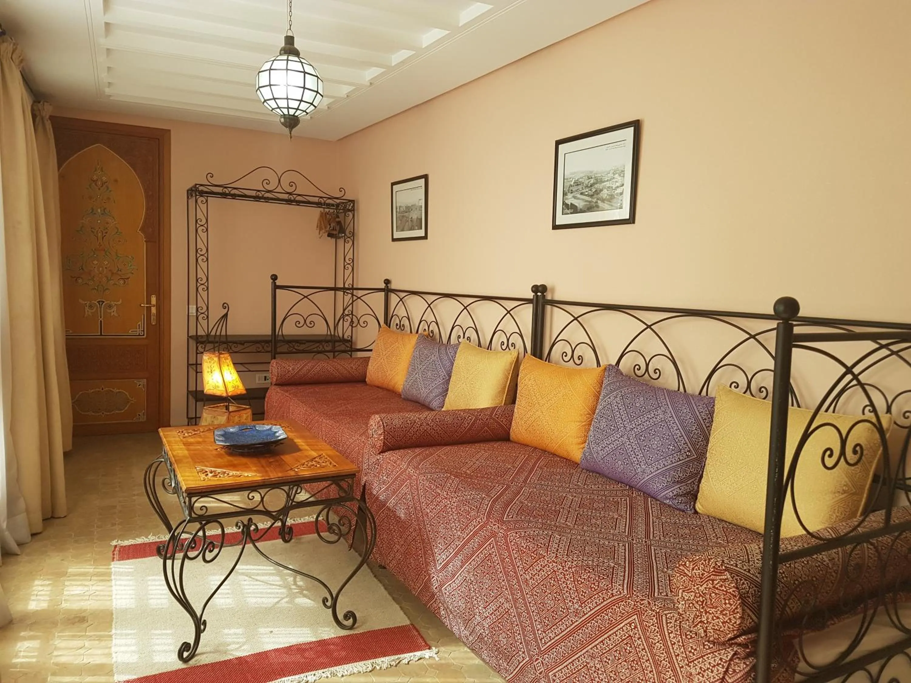 Seating area in Riad Dar Karima