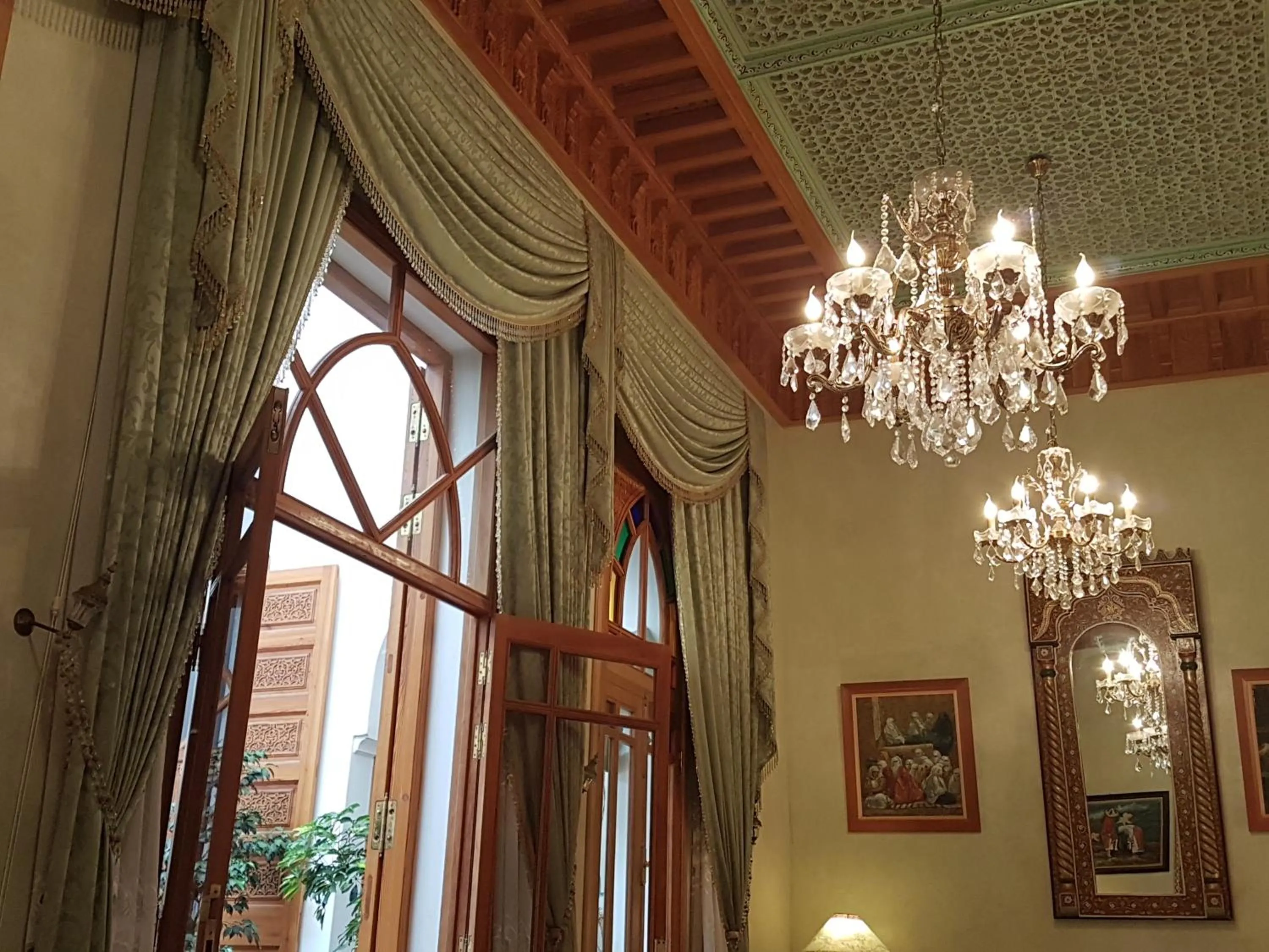 Decorative detail in Riad Dar Karima