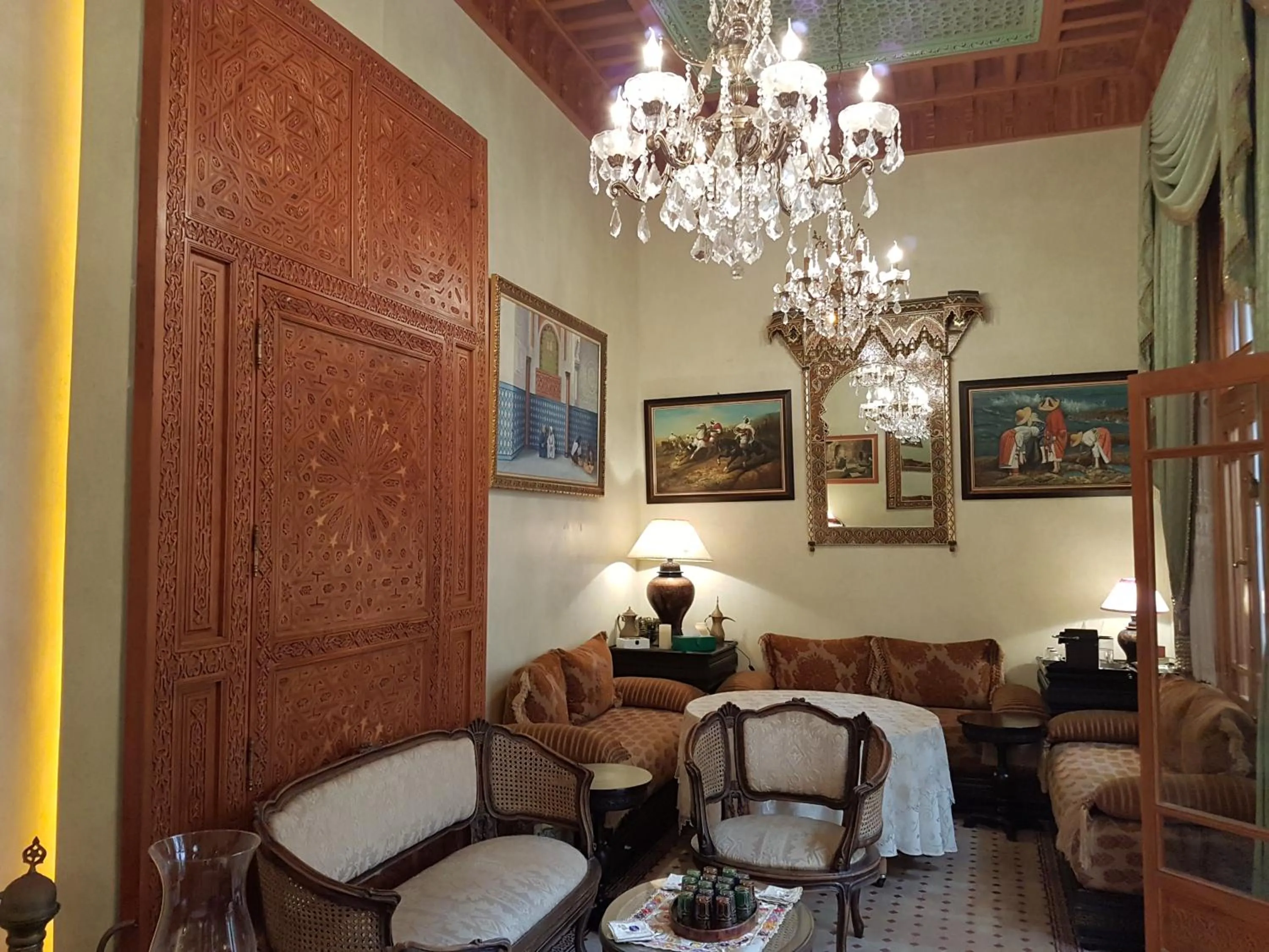 Living room in Riad Dar Karima