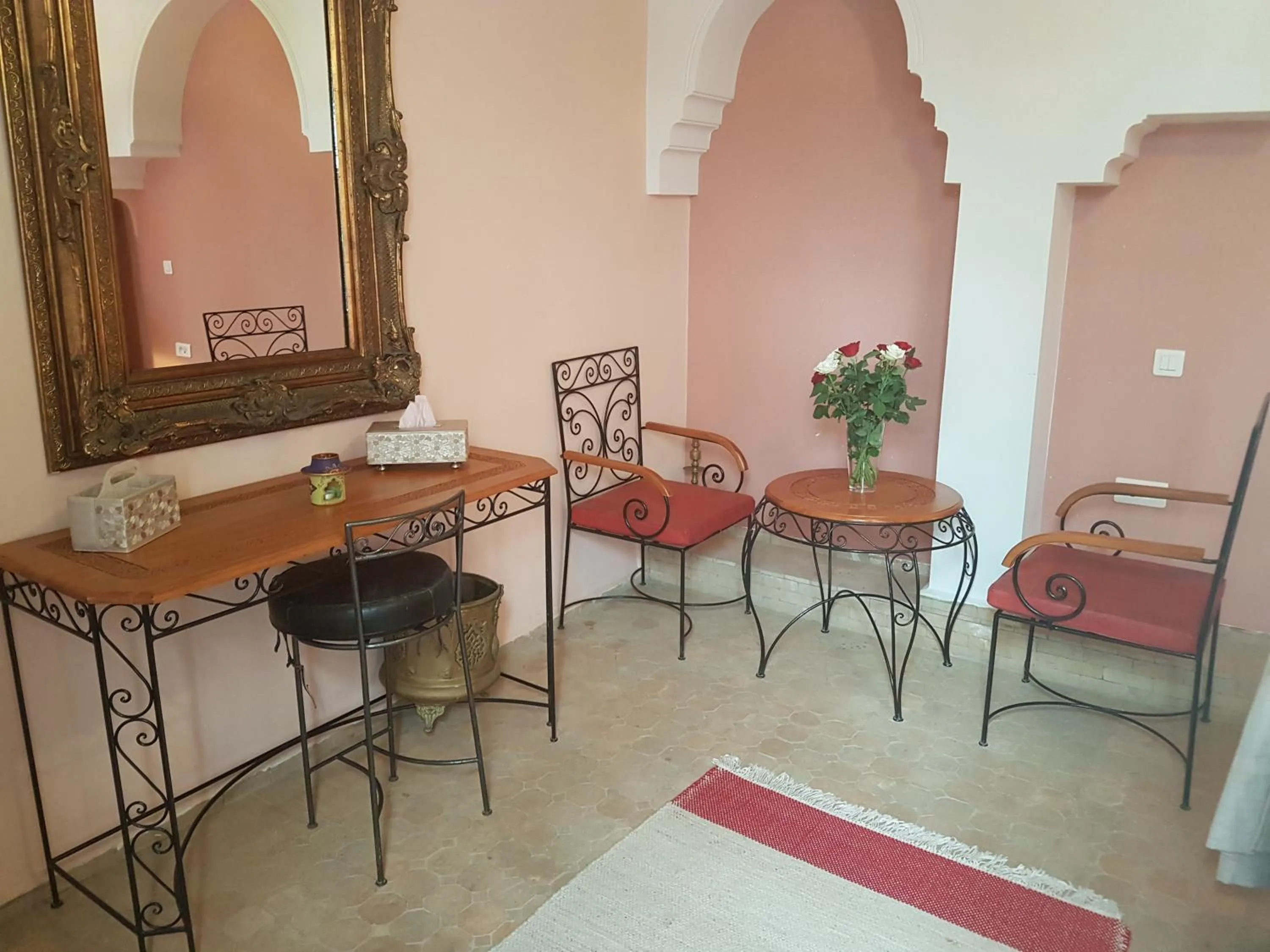 Seating area in Riad Dar Karima