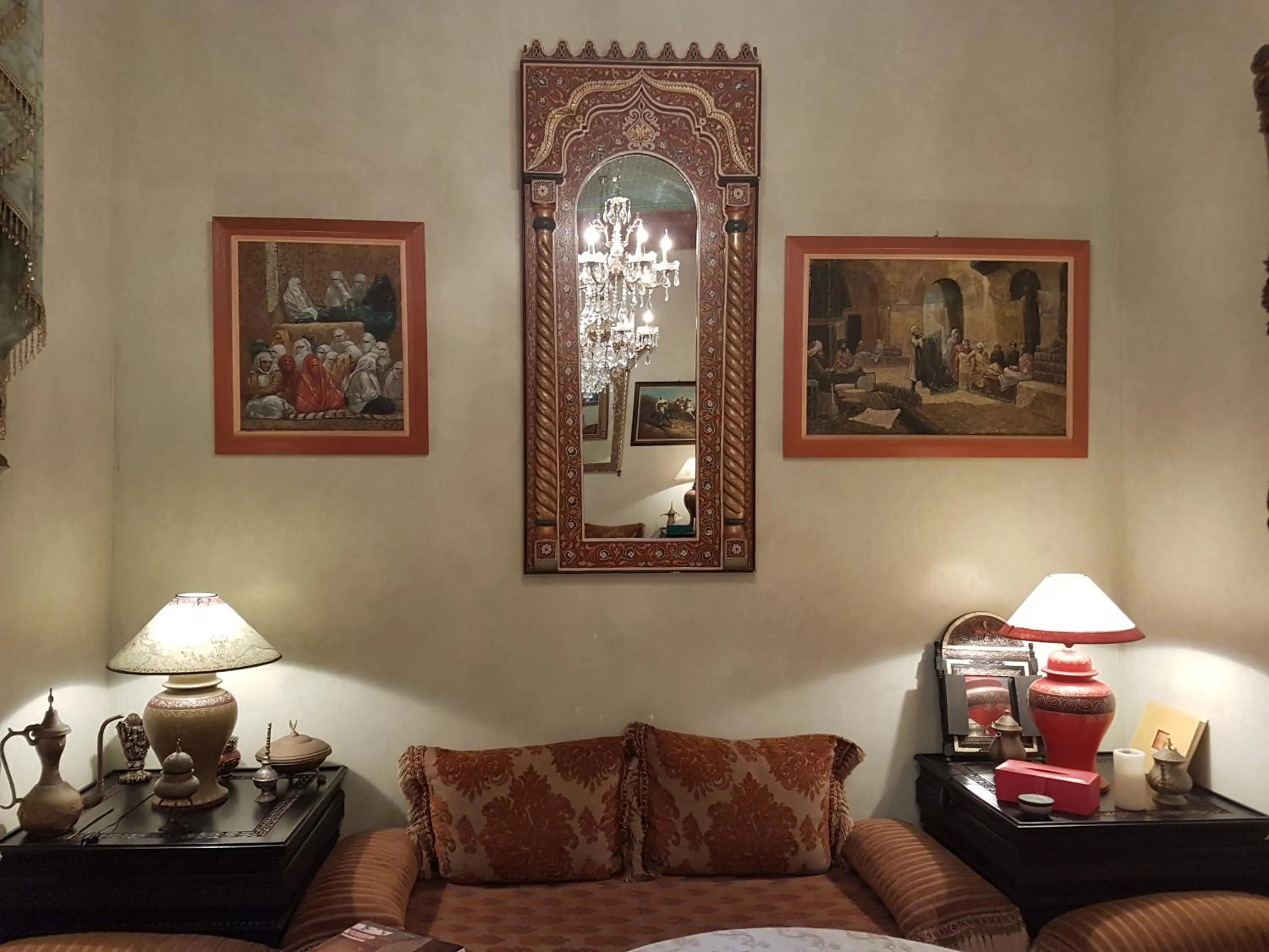 Decorative detail in Riad Dar Karima