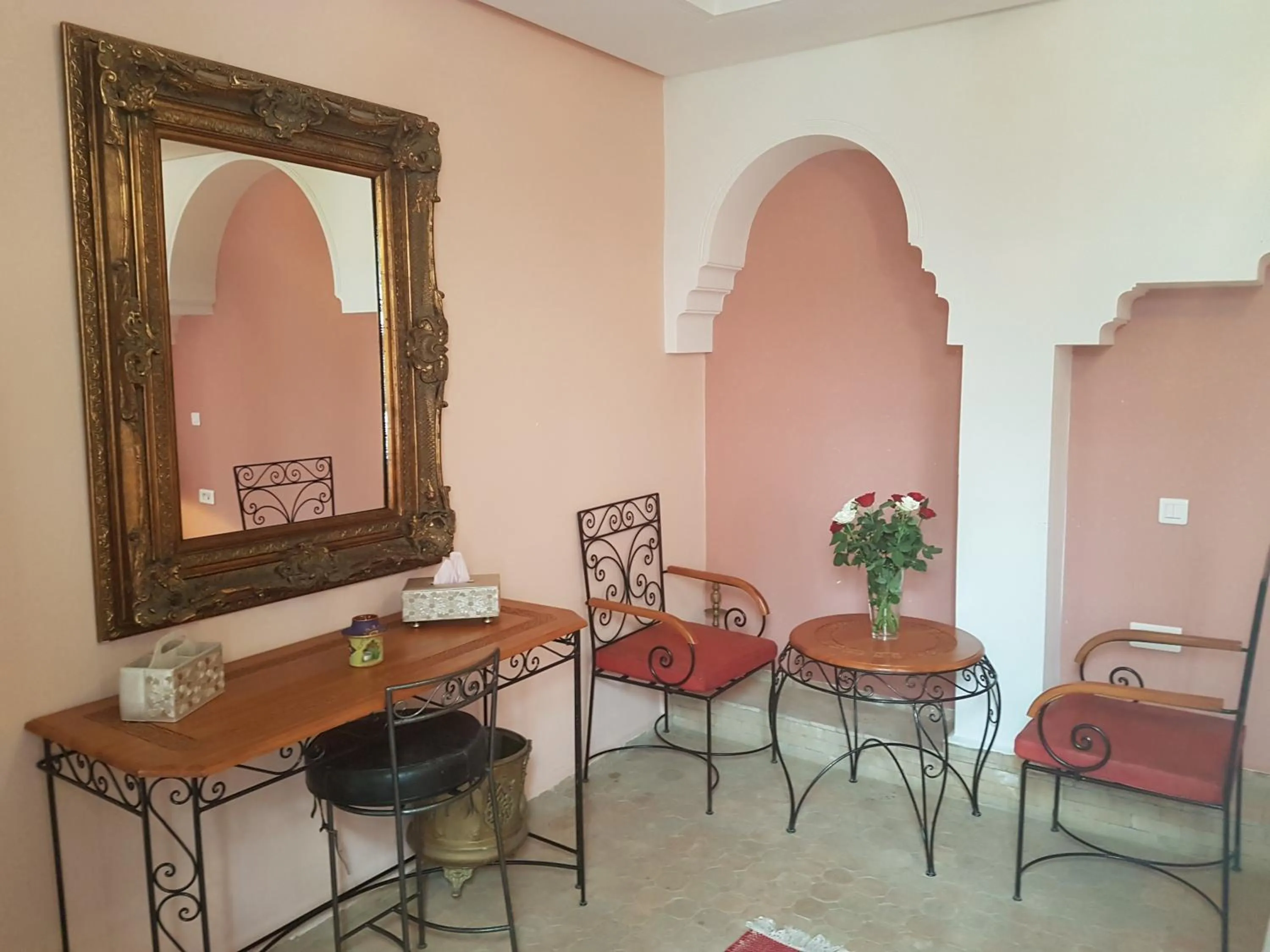 Seating area in Riad Dar Karima