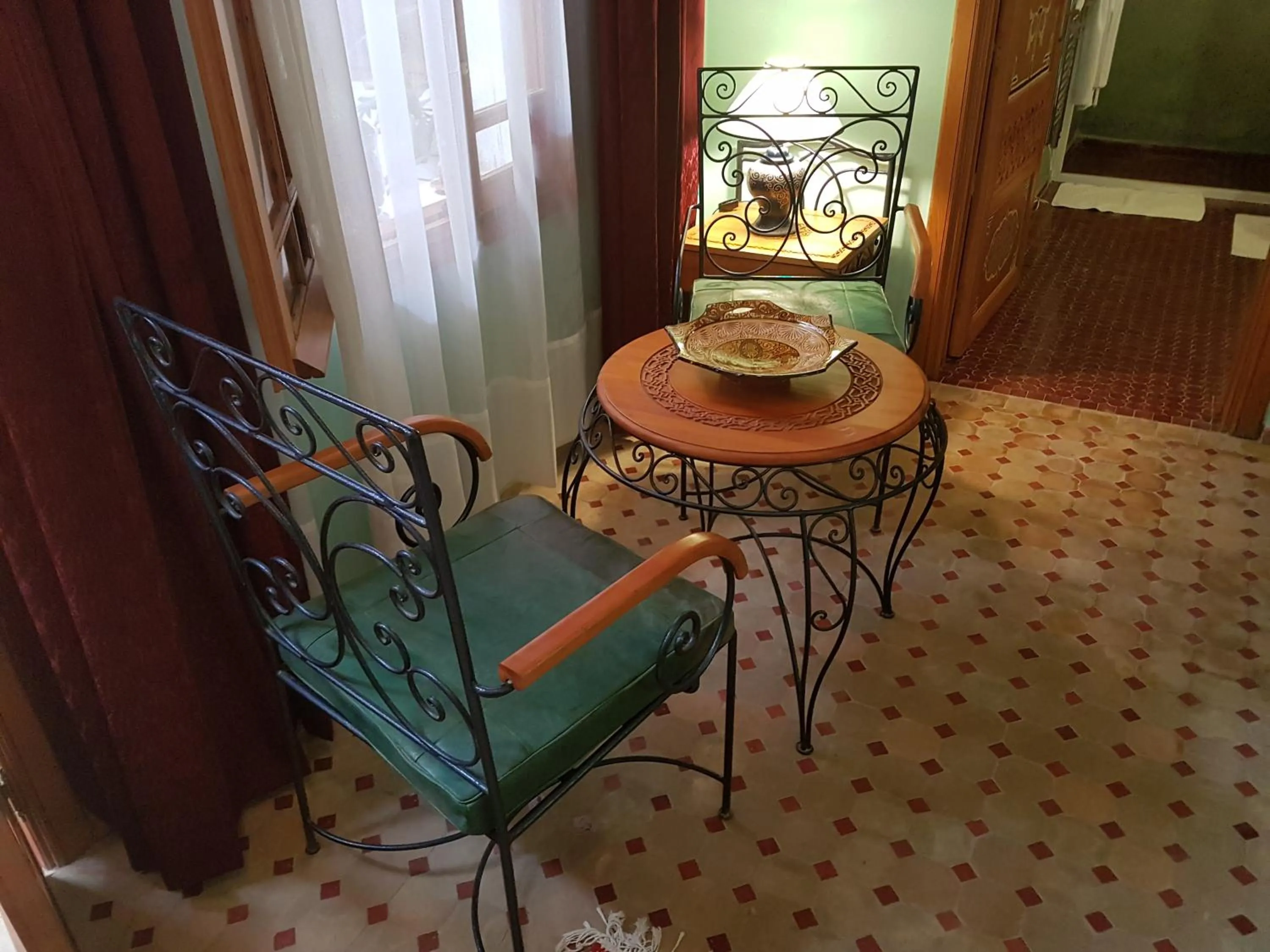 Seating area in Riad Dar Karima