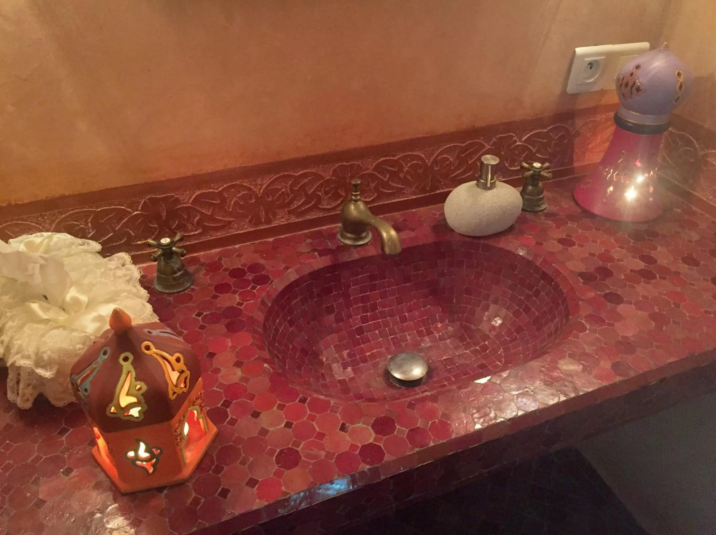 Bathroom in Riad Dar Karima