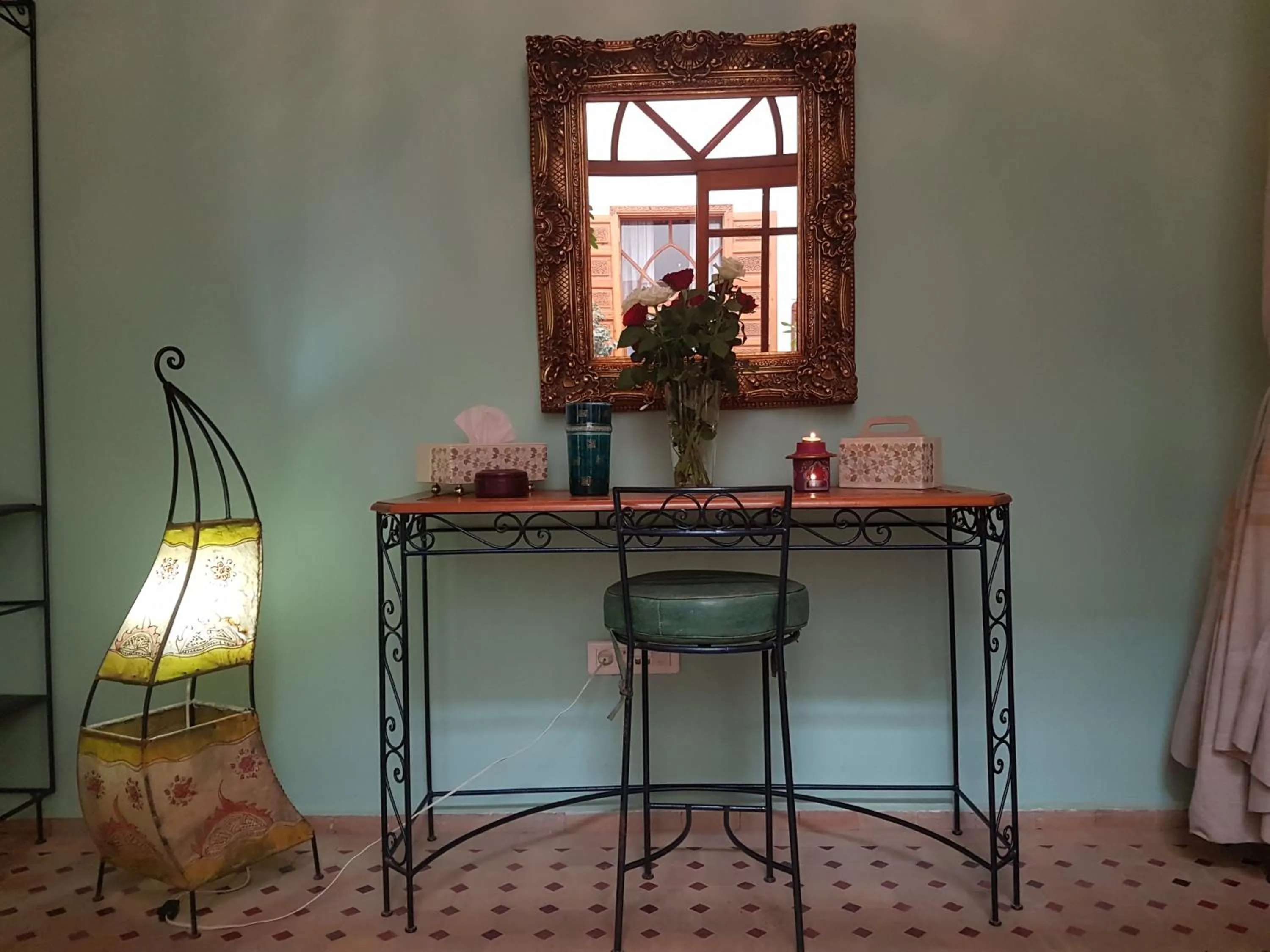 Decorative detail in Riad Dar Karima