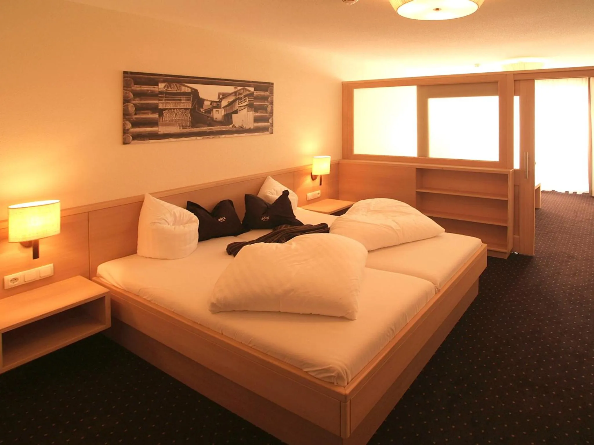 Bedroom, Bed in Hotel Röck Garni