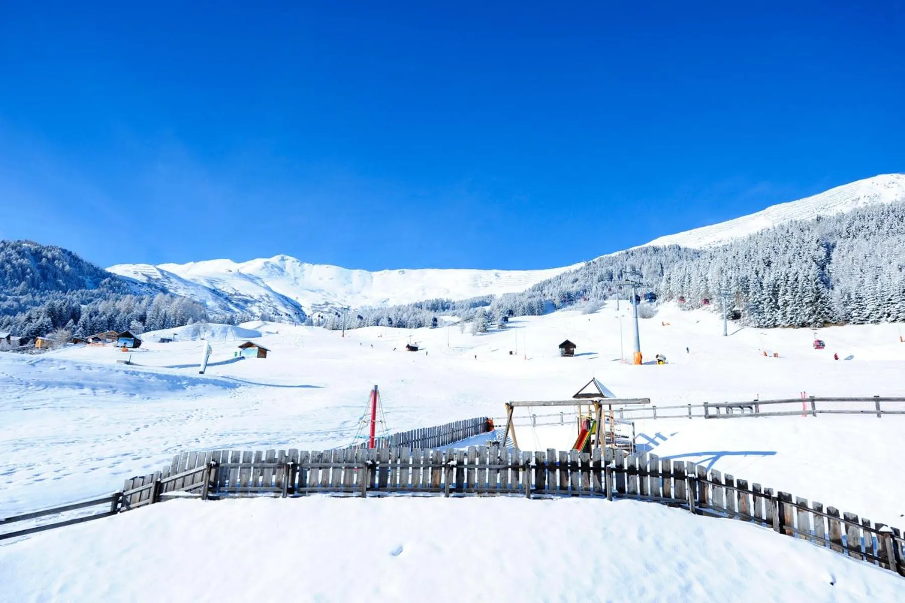 Children play ground in Hotel Röck Garni