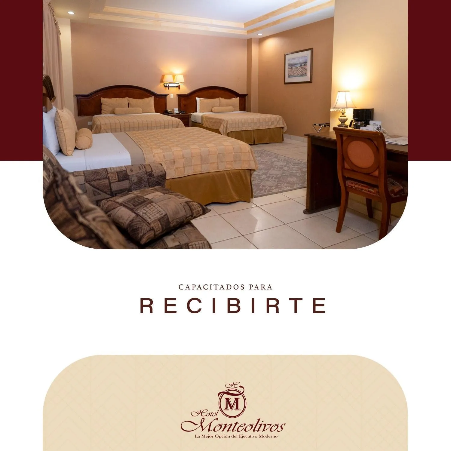 Bed in Hotel Monteolivos