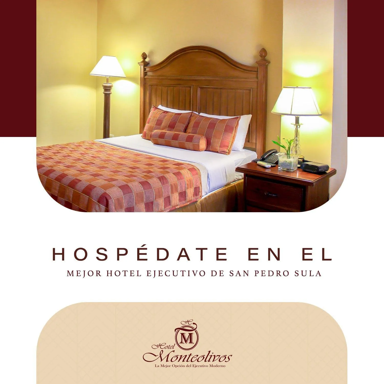 Bed in Hotel Monteolivos