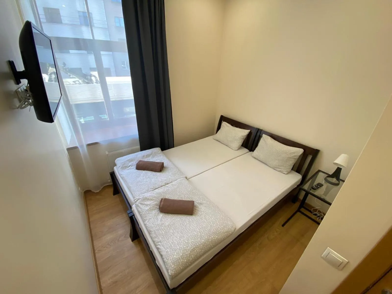 Bed in ApartHotel Riga