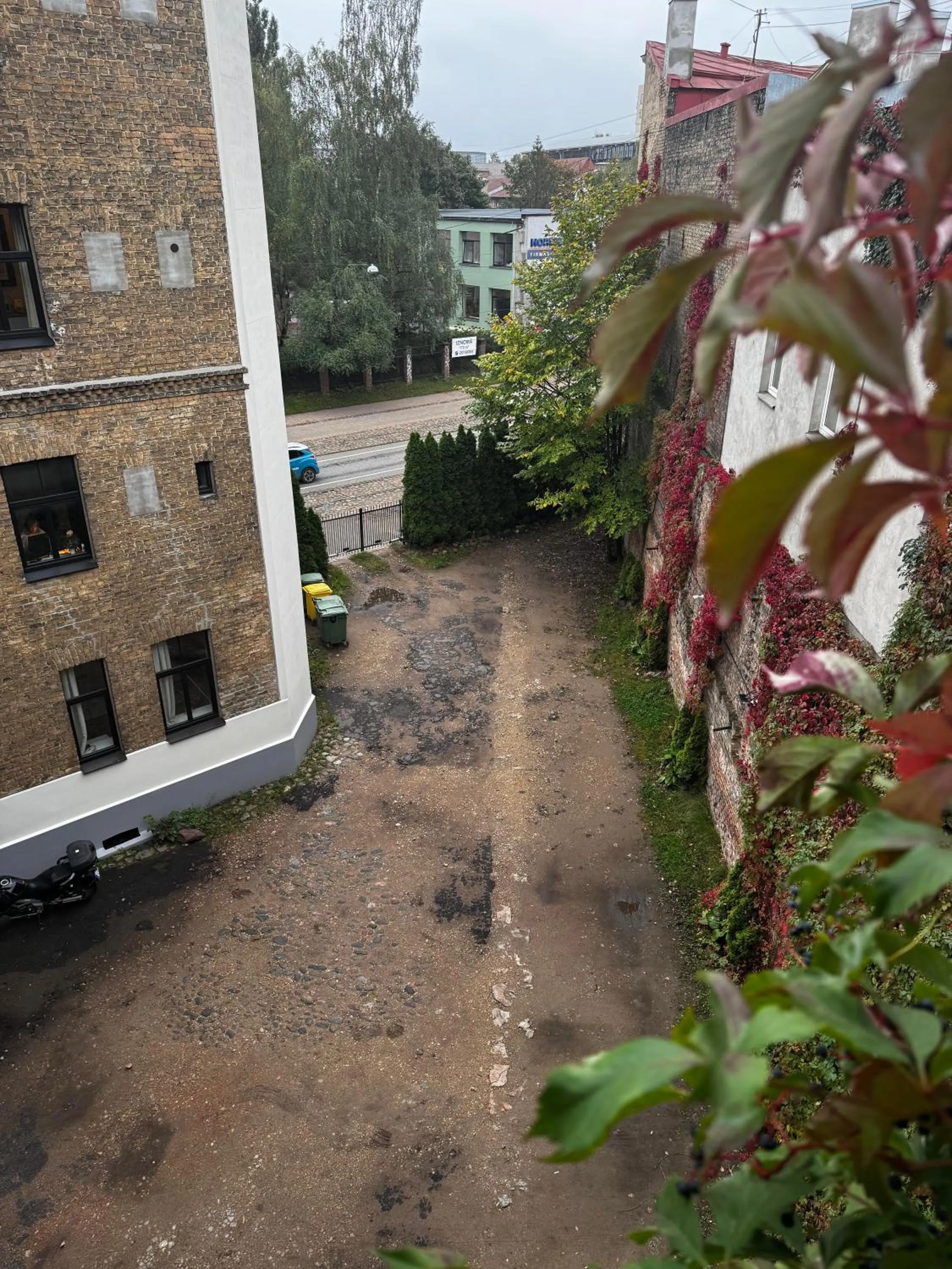 Inner courtyard view in ApartHotel Riga