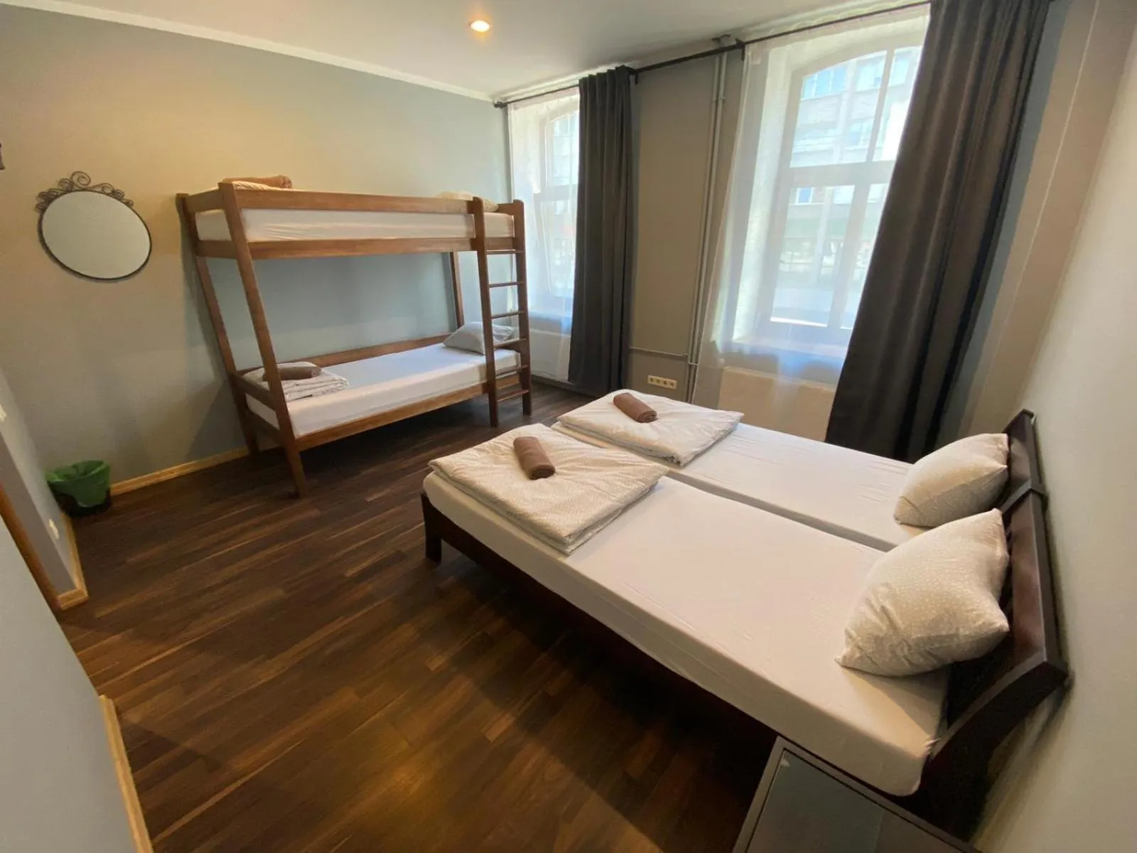 Bed in ApartHotel Riga