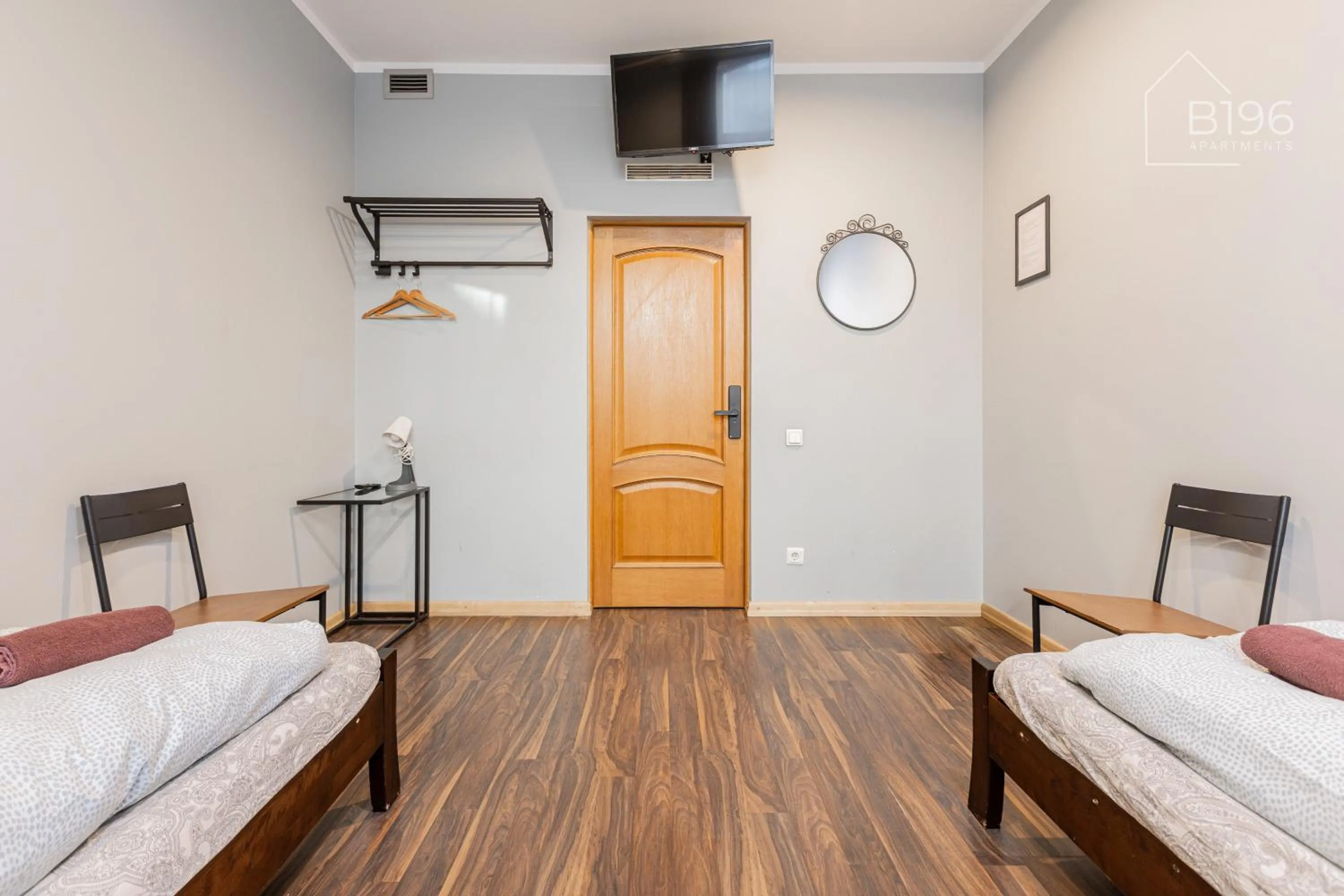 Photo of the whole room, Bed in ApartHotel Riga