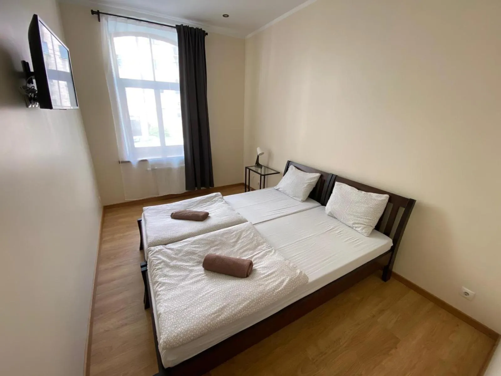 Bed in ApartHotel Riga