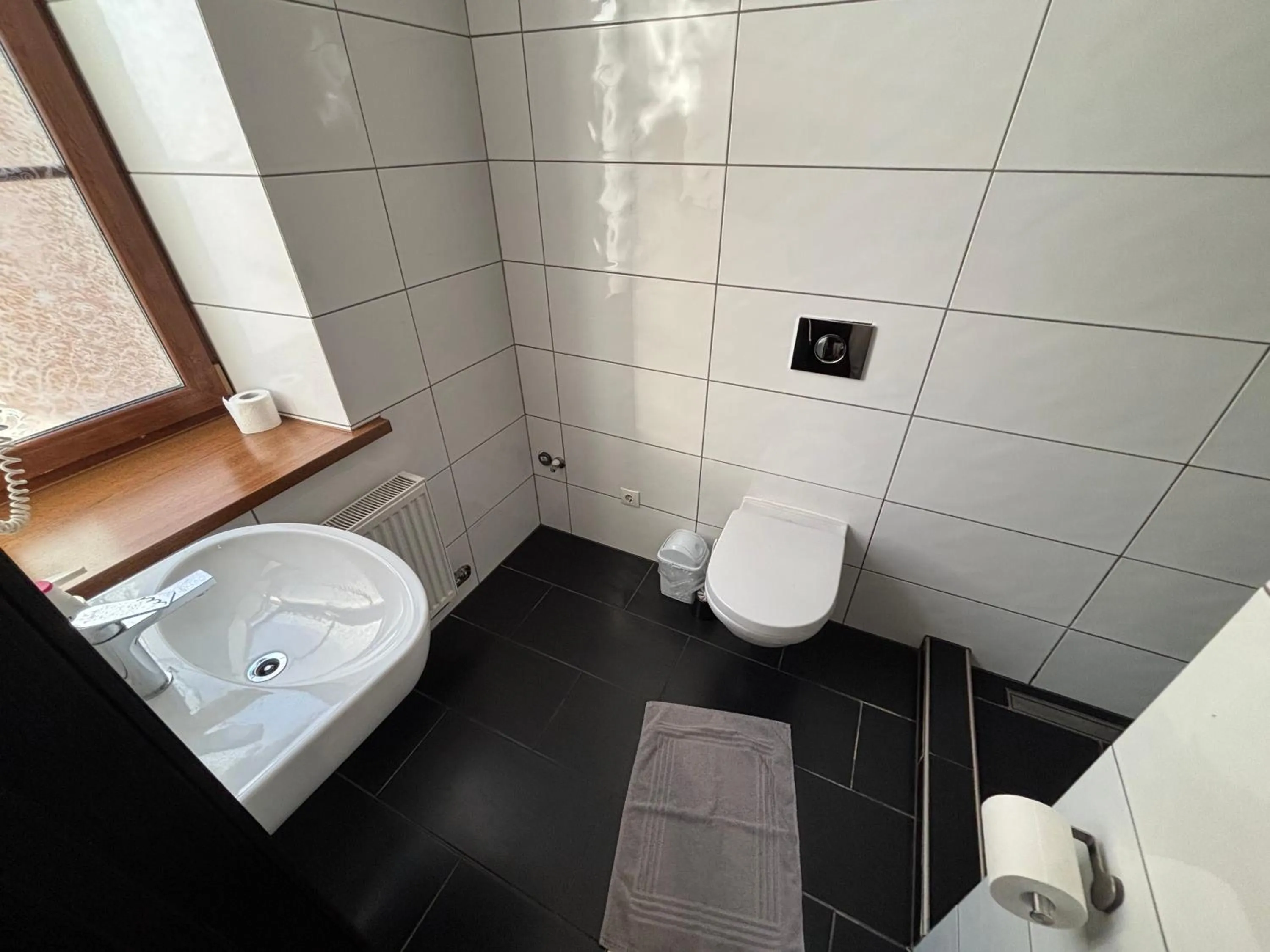 Bathroom in ApartHotel Riga