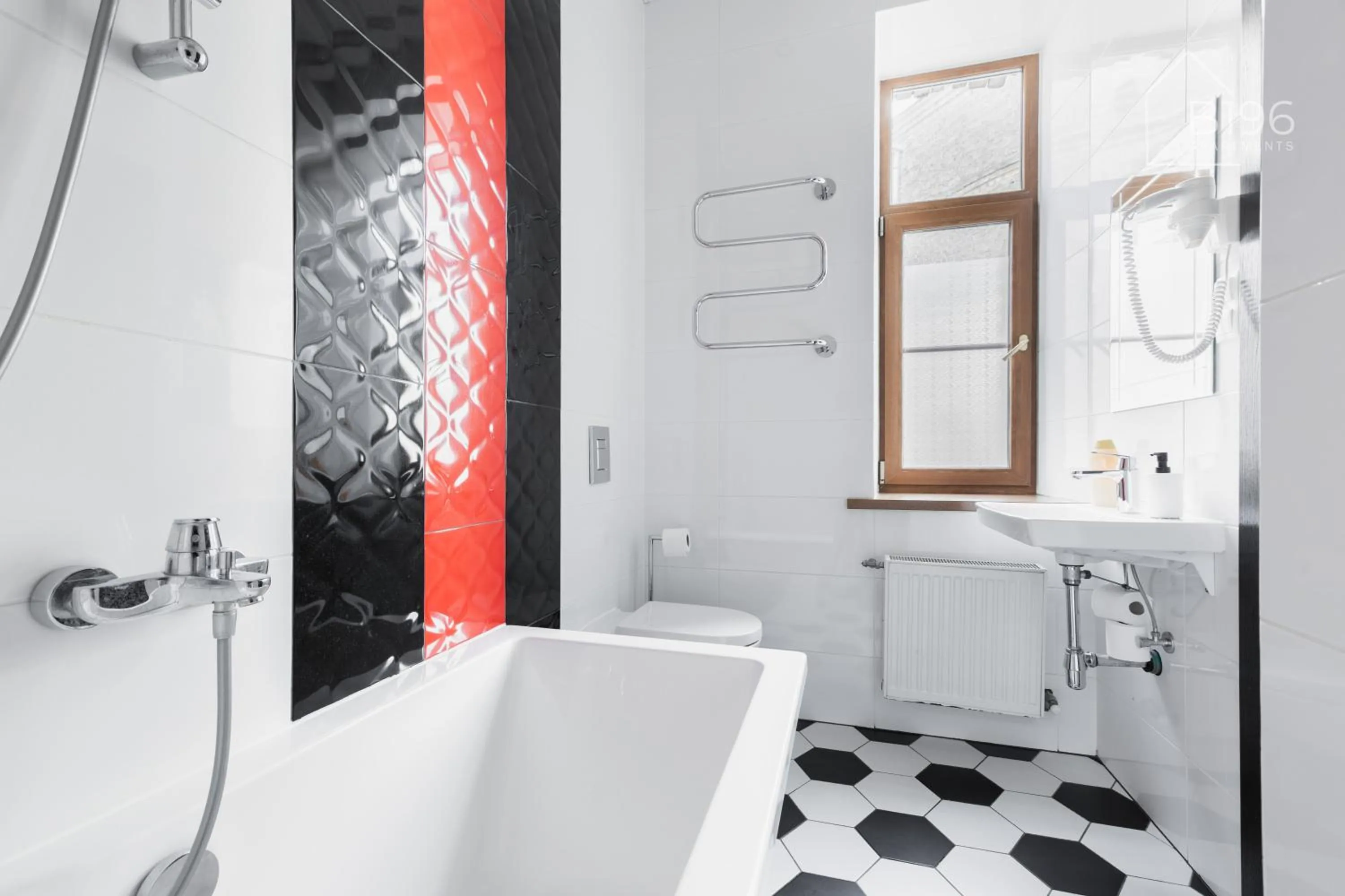 Bath in ApartHotel Riga