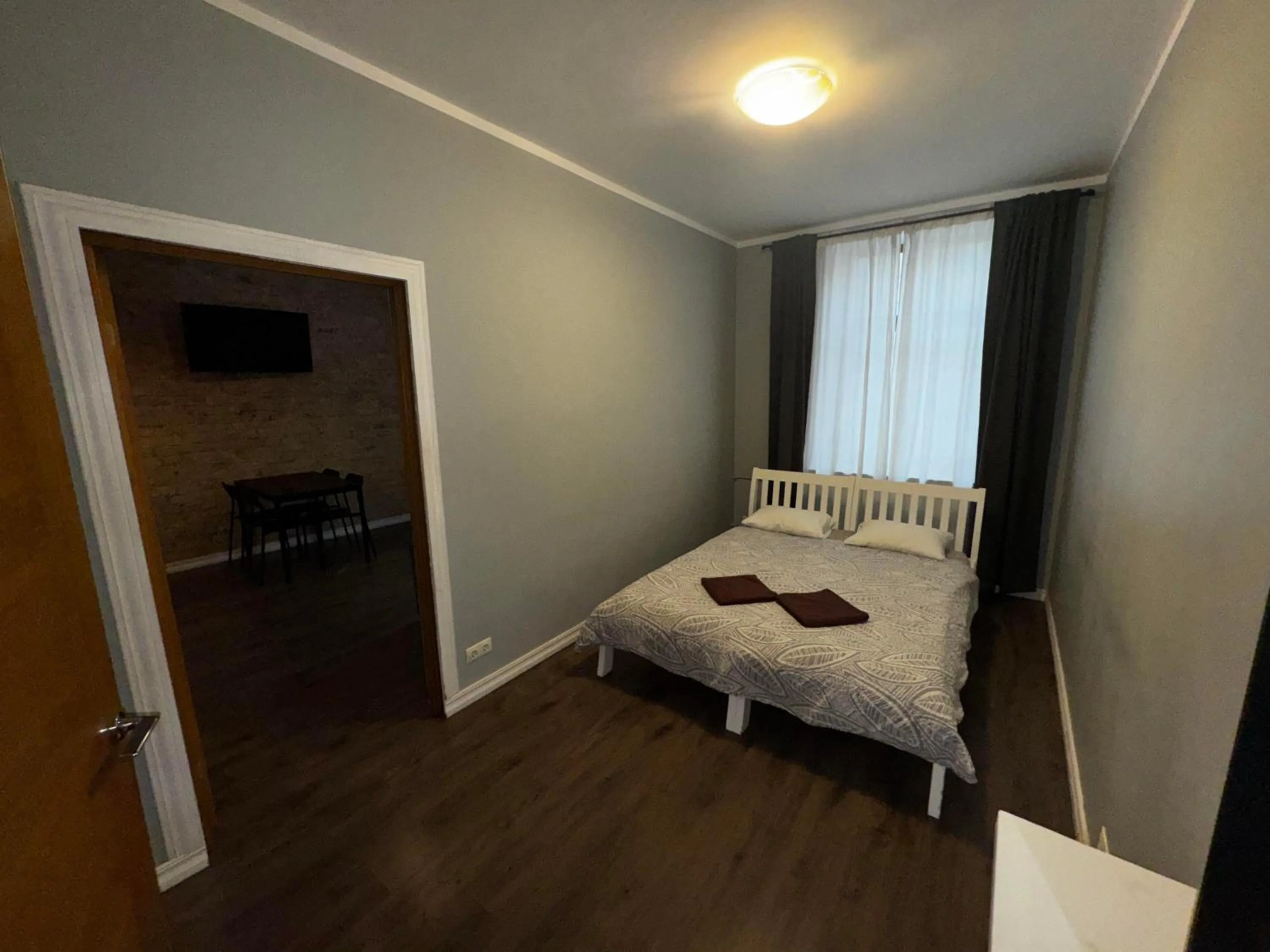 Bed in ApartHotel Riga