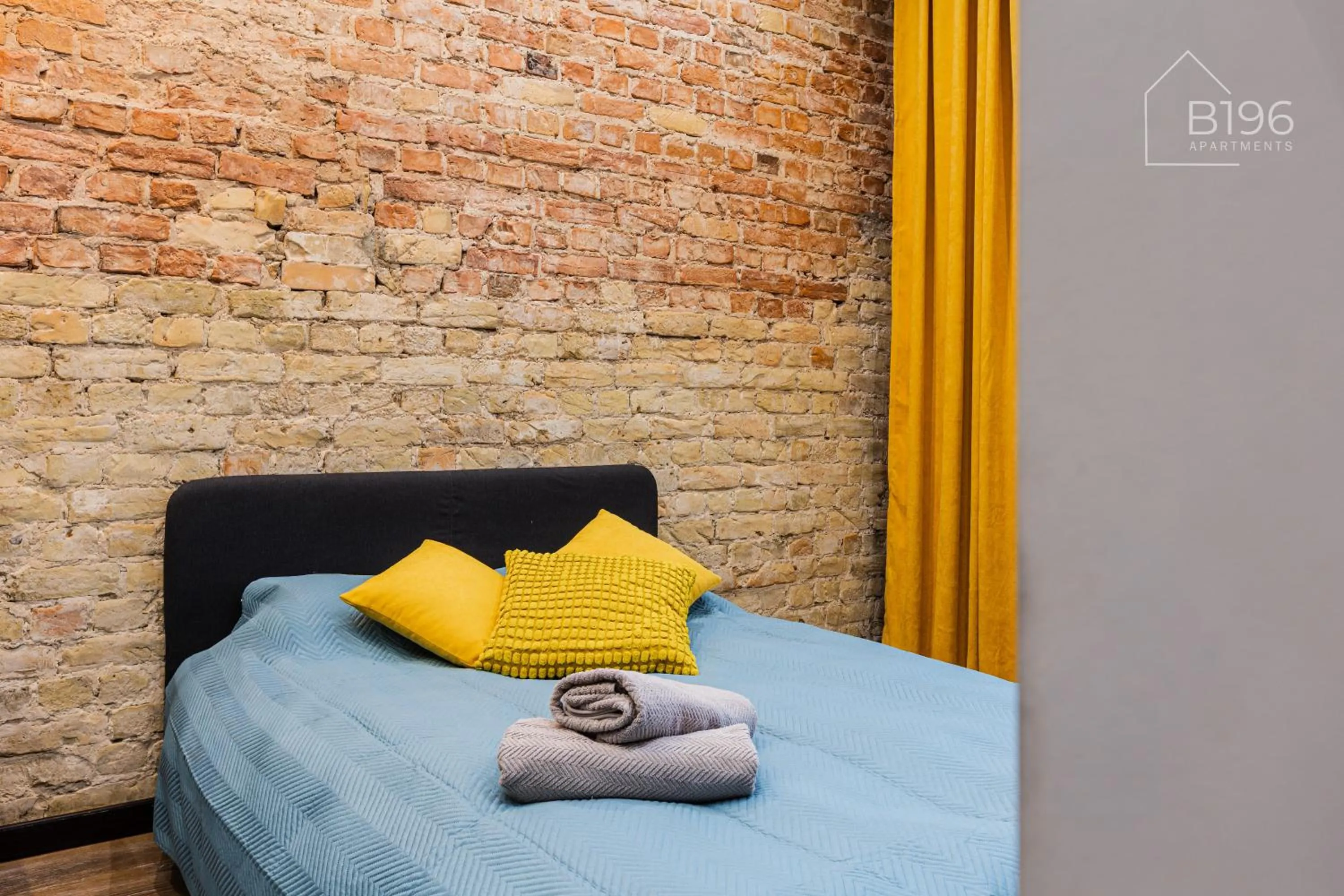 Bed in ApartHotel Riga