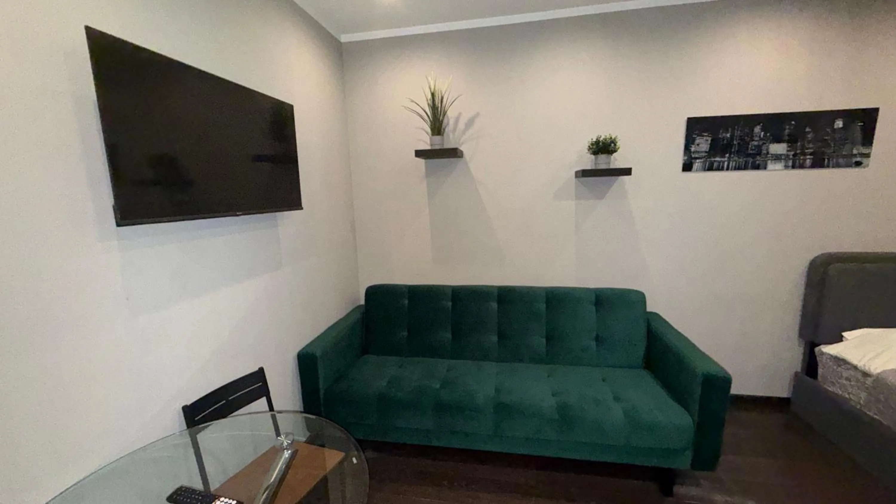 Bed in ApartHotel Riga