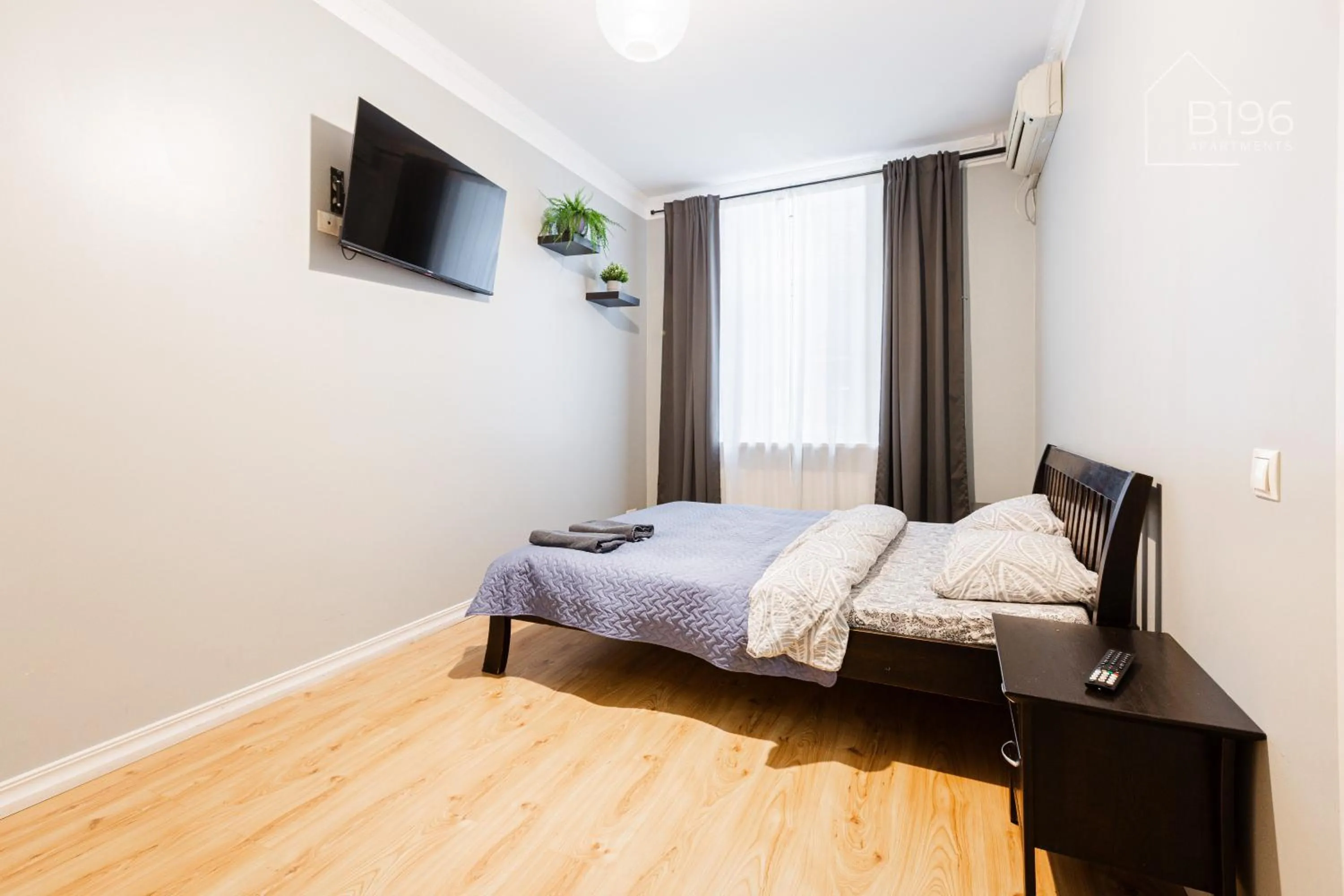 Bed in ApartHotel Riga