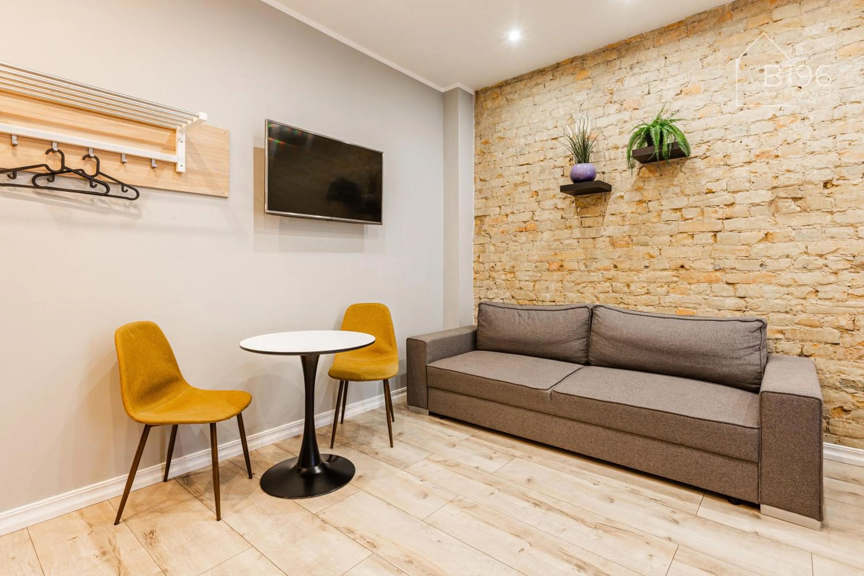 Seating area in ApartHotel Riga