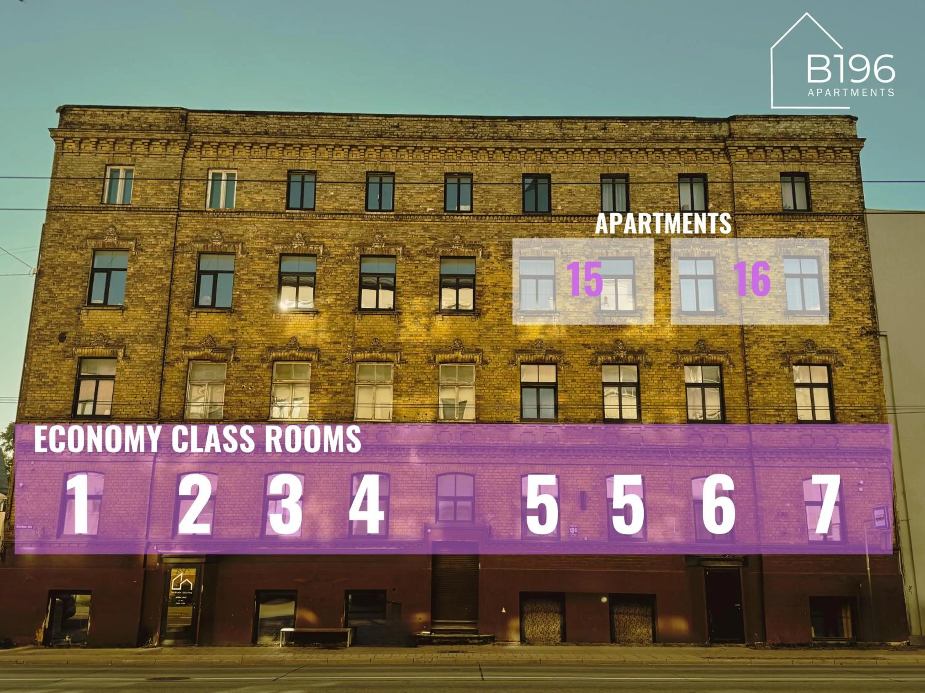 Property building in ApartHotel Riga