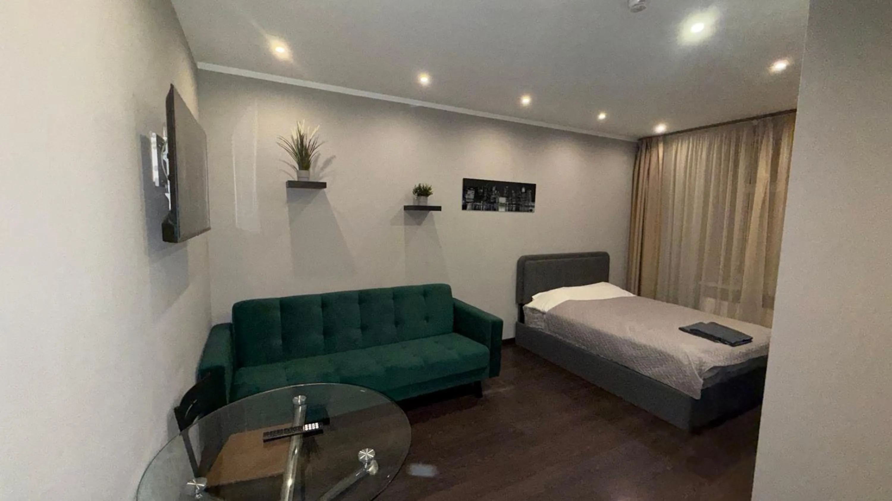 Bed in ApartHotel Riga