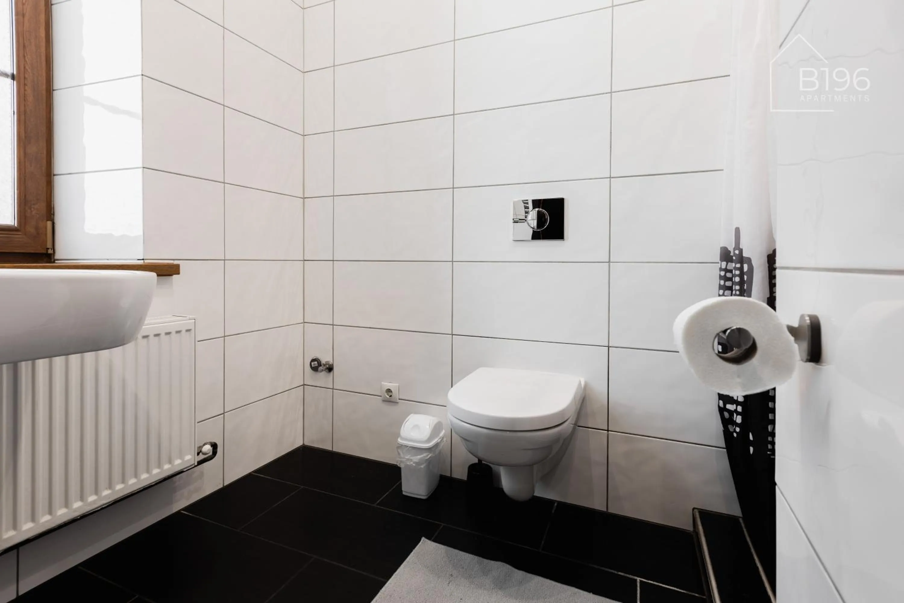 Bathroom in ApartHotel Riga