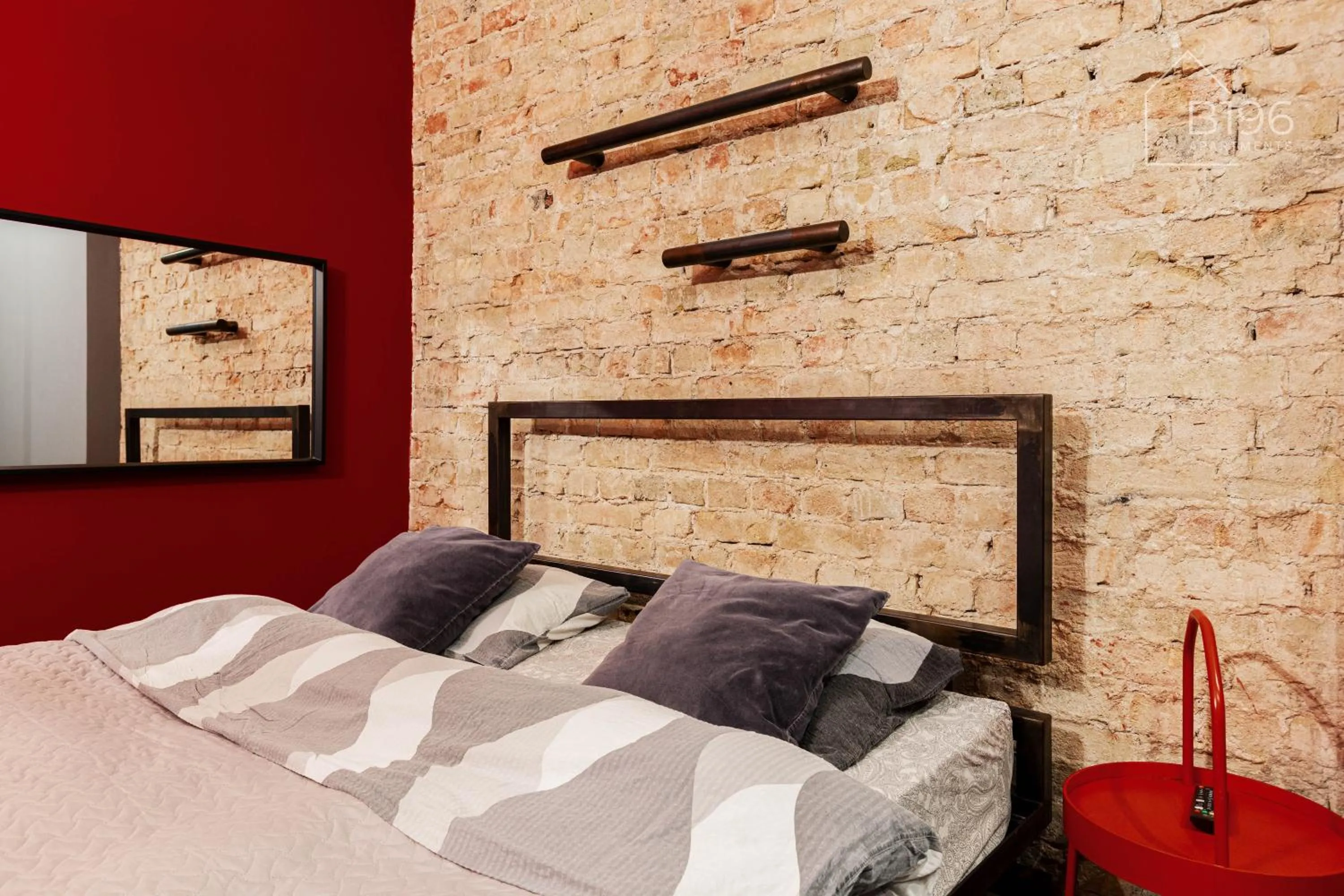 Bed in ApartHotel Riga