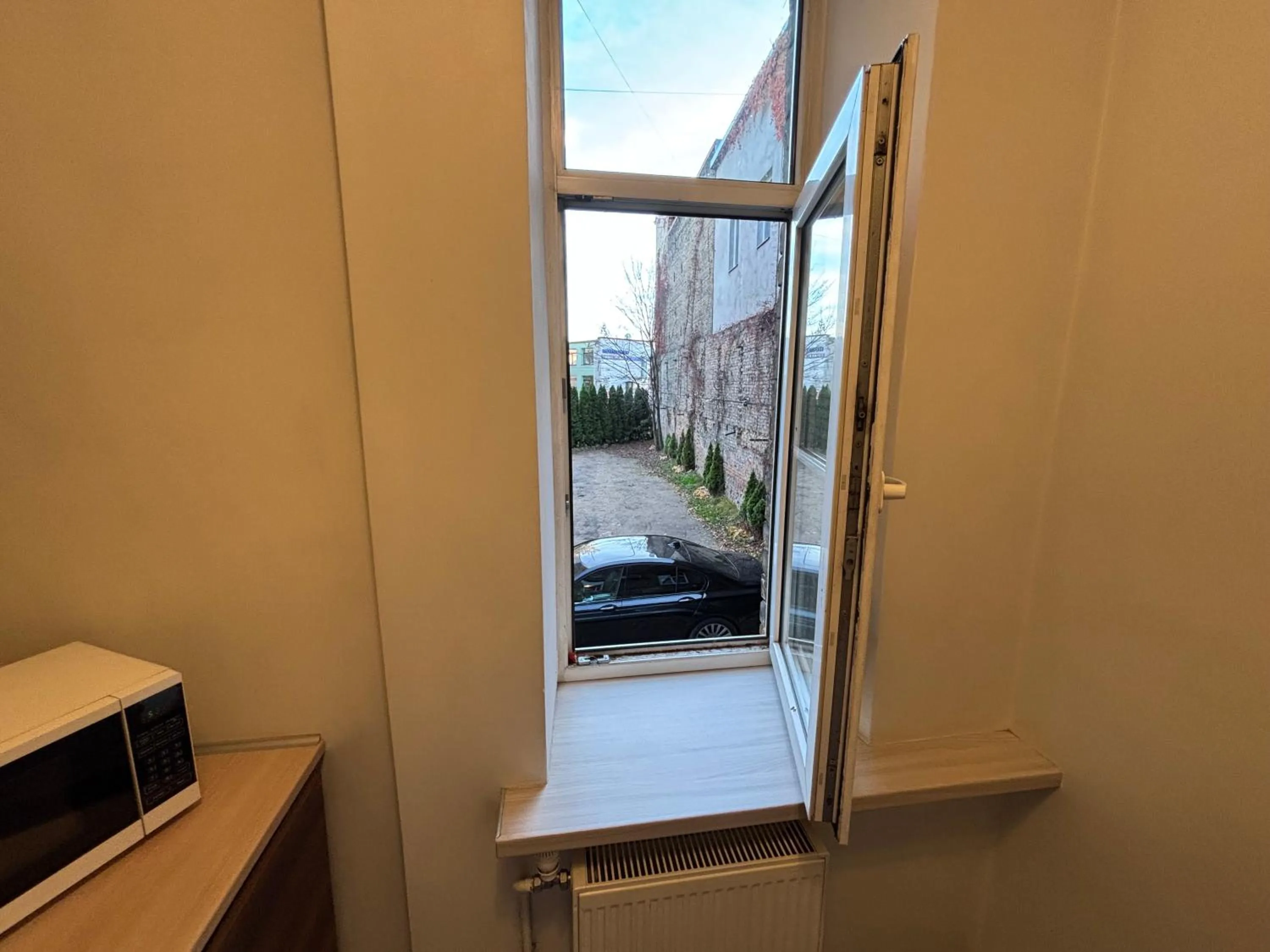 Inner courtyard view in ApartHotel Riga