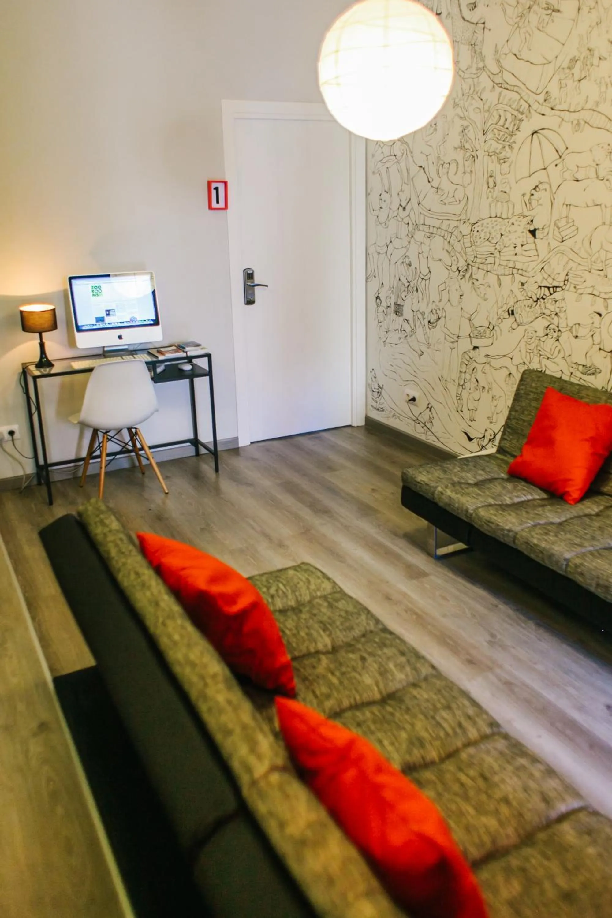 Living room in ZOOROOMS Boutique Guesthouse