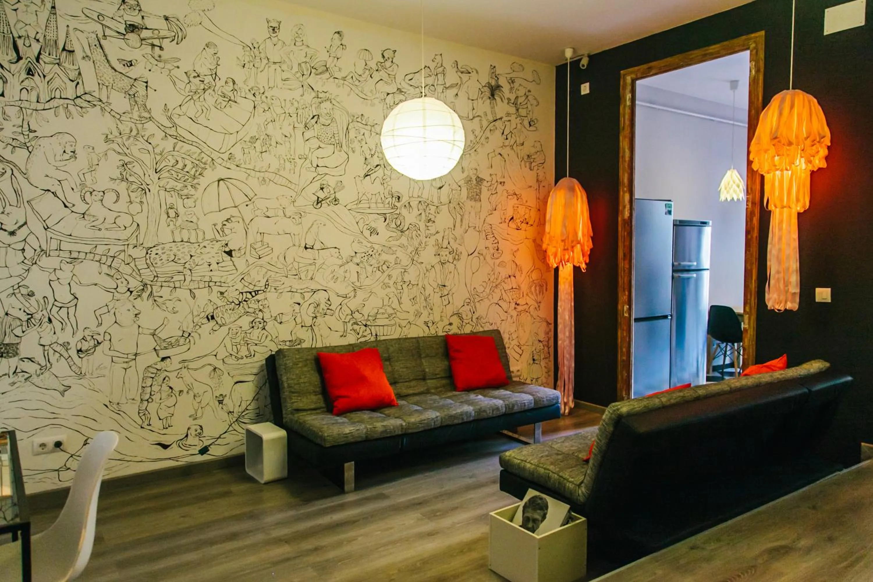 Living room in ZOOROOMS Boutique Guesthouse