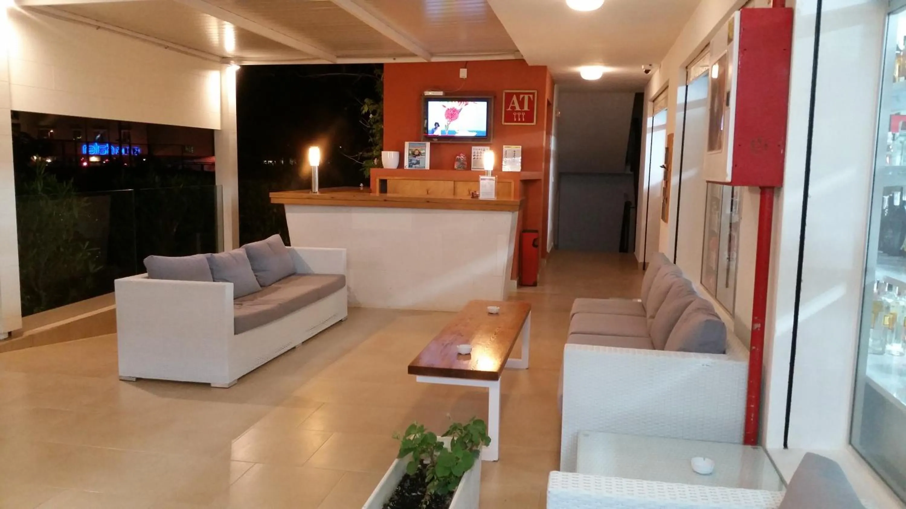 Lobby or reception in Apartamentos Vista al Puerto
