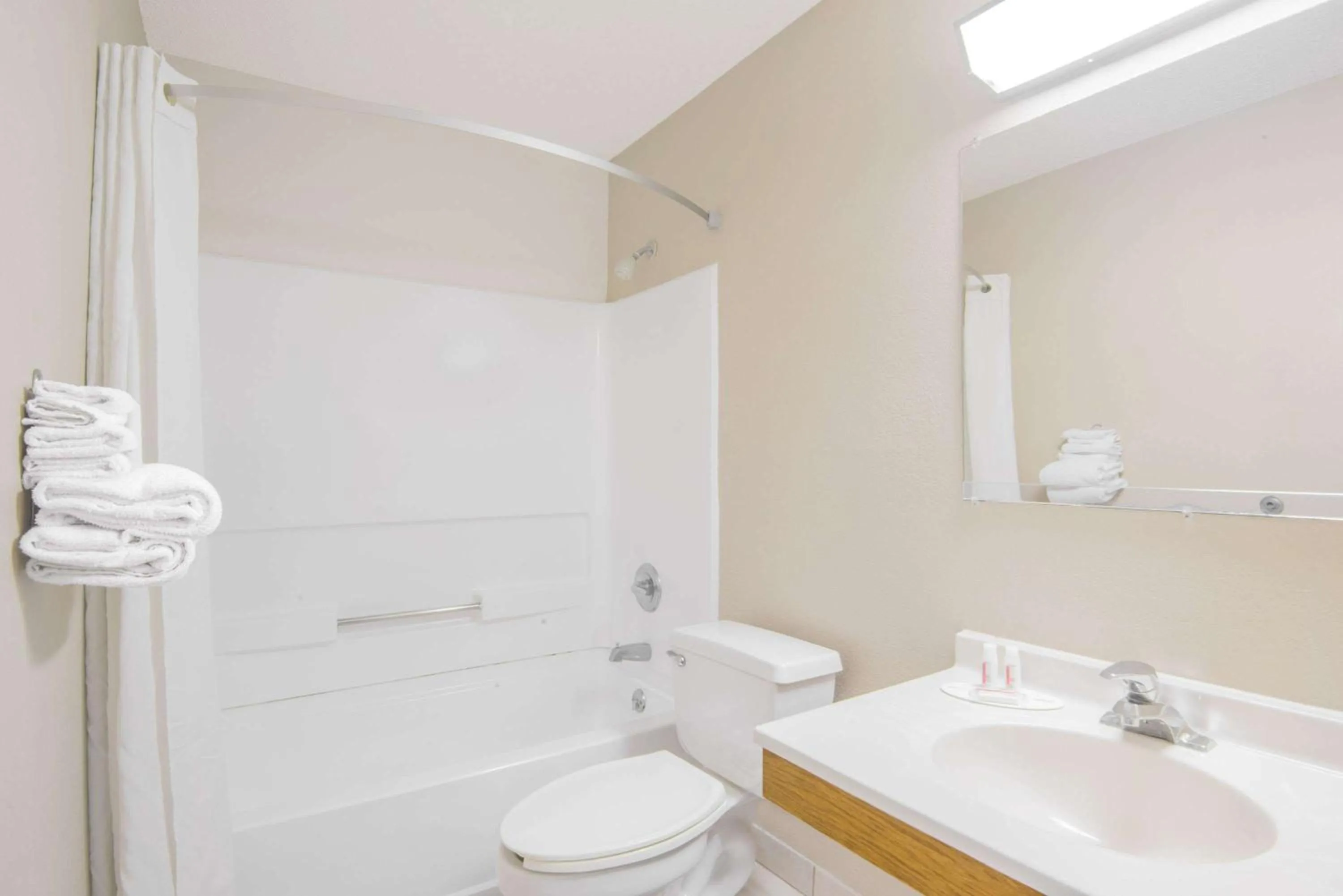 Bathroom in Super 8 by Wyndham Knoxville