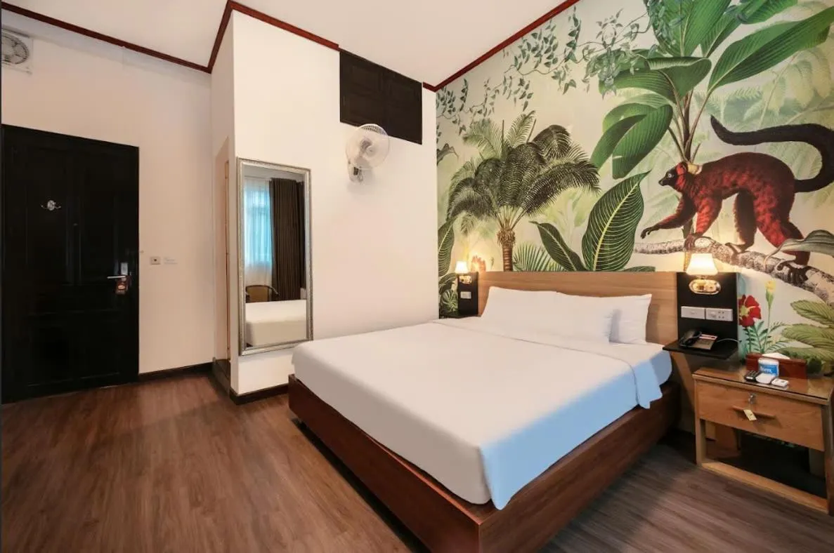 Bed in A25 Hotel - 80 Mai Hắc Đế