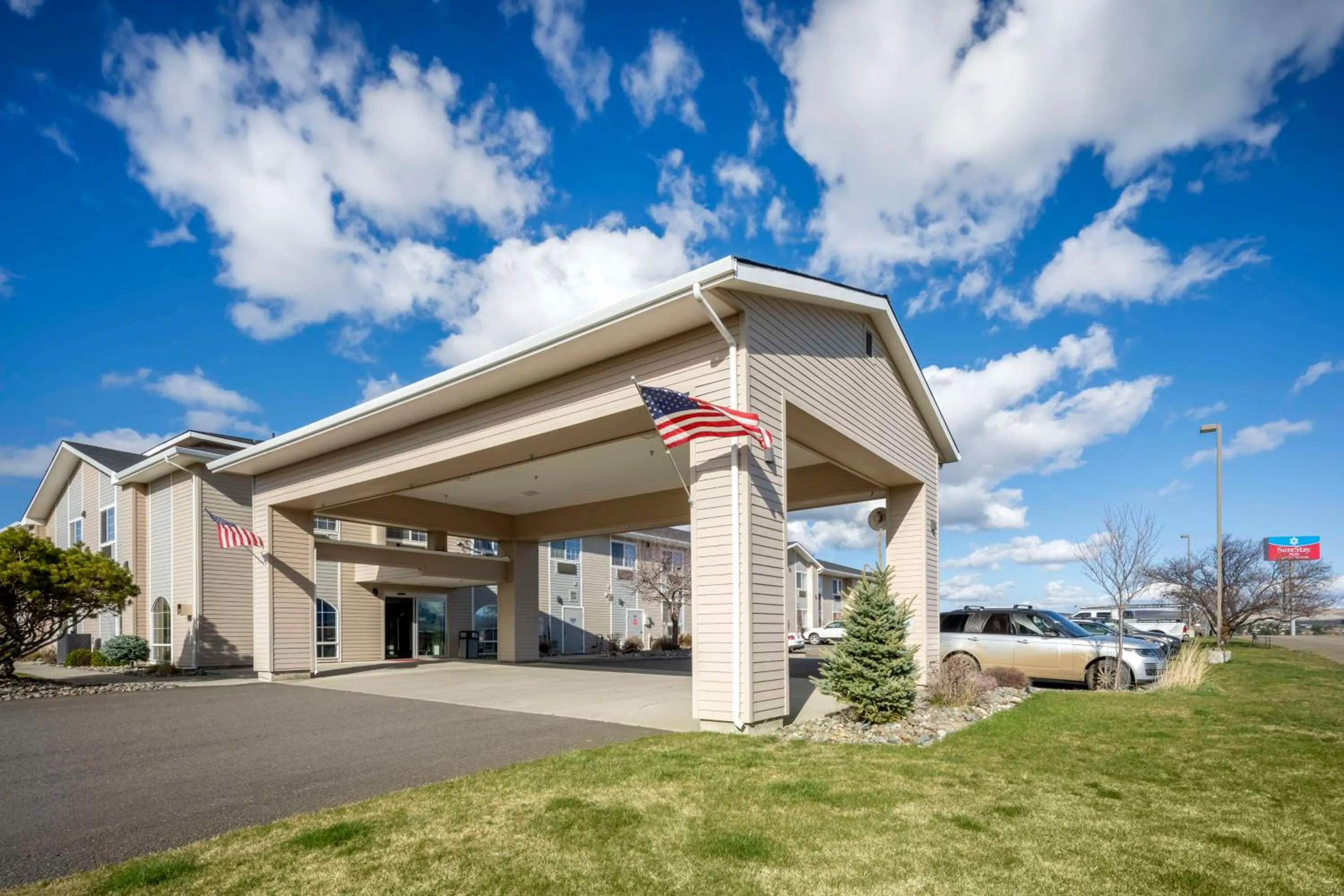 Property building in SureStay Plus by Best Western Enterprise