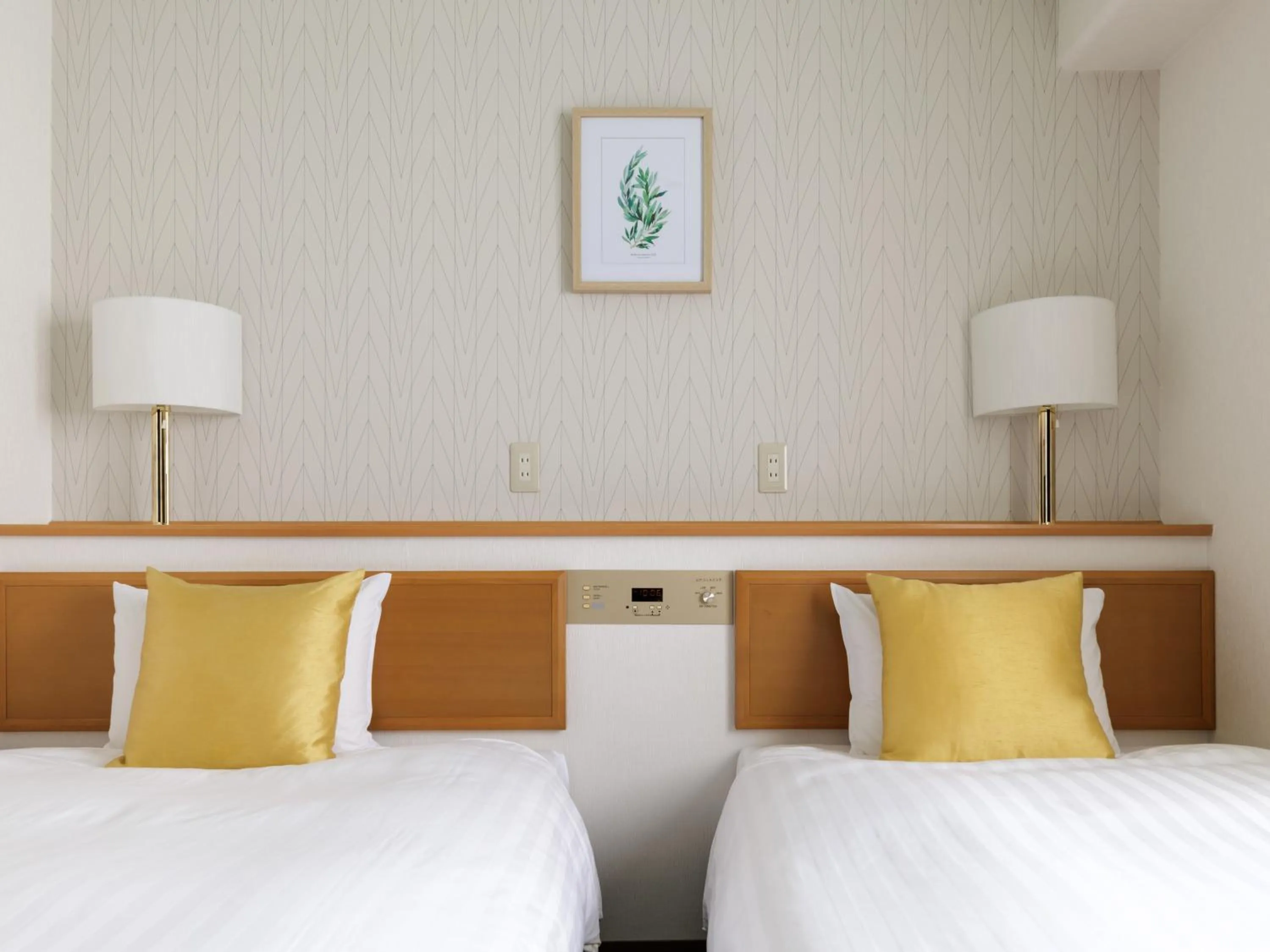 Photo of the whole room, Bed in Nishitetsu Inn Tenjin