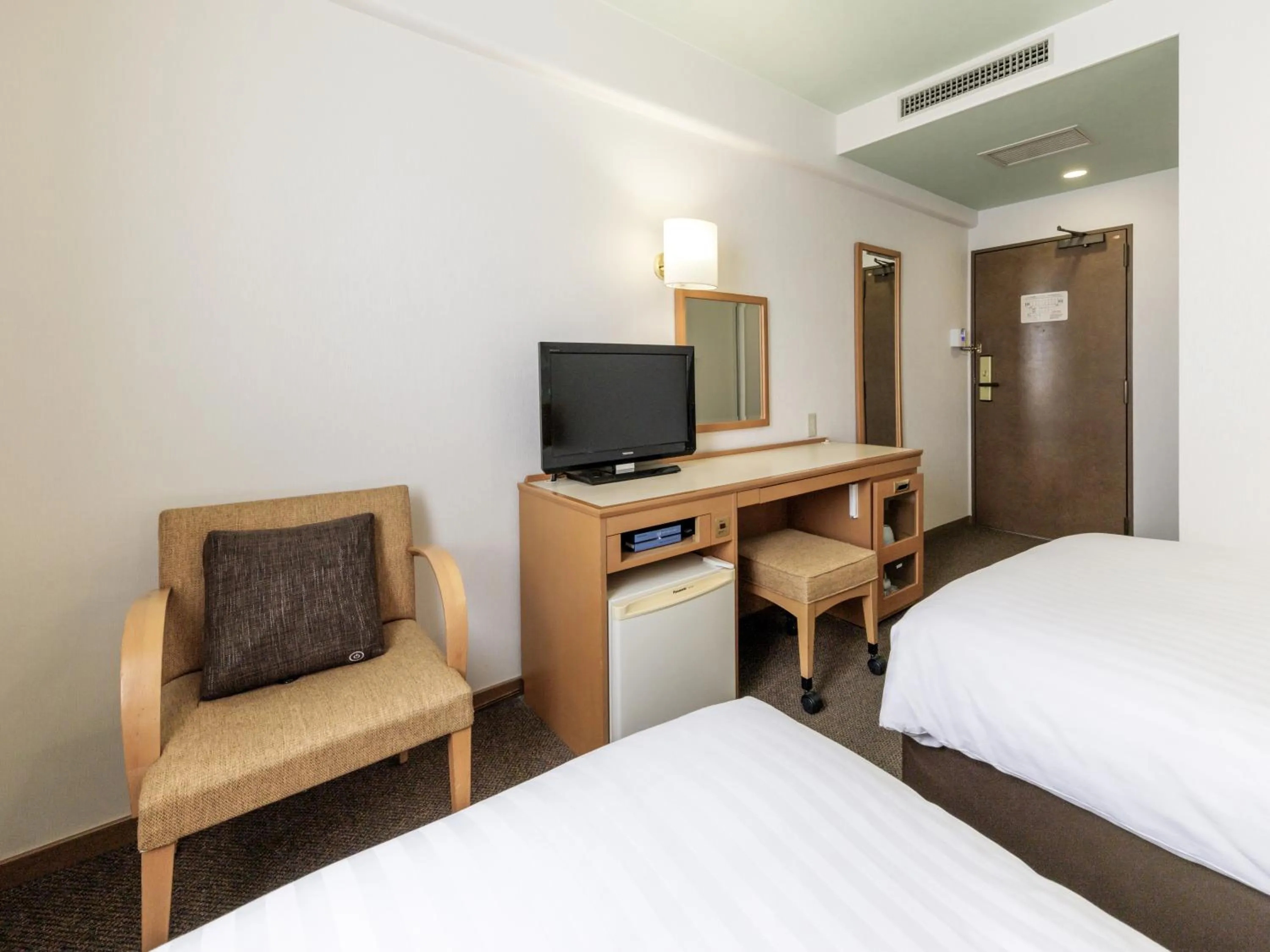 Photo of the whole room, Bed in Nishitetsu Inn Tenjin