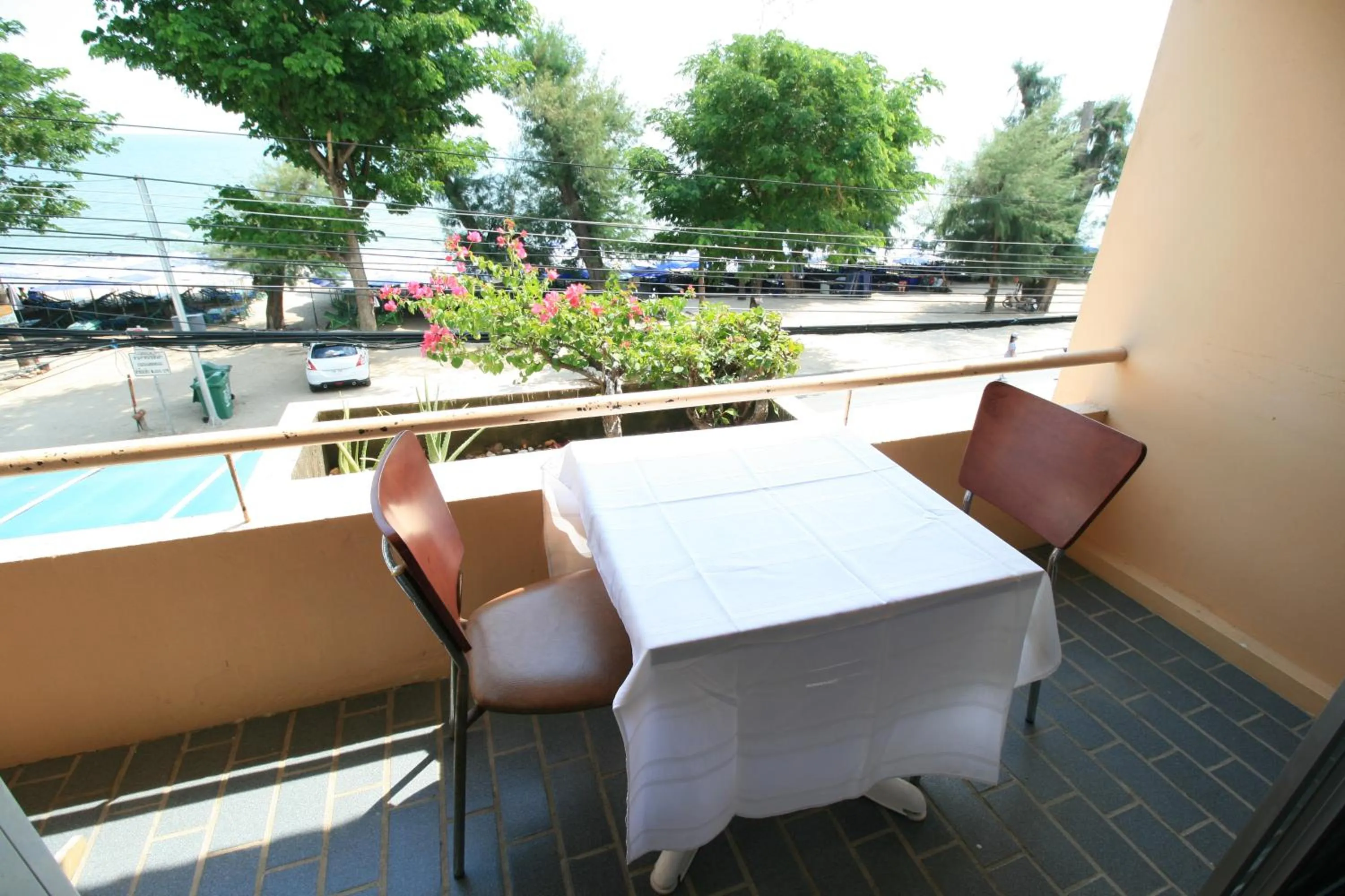 Balcony/Terrace in Beachfront Hotel Cha Am